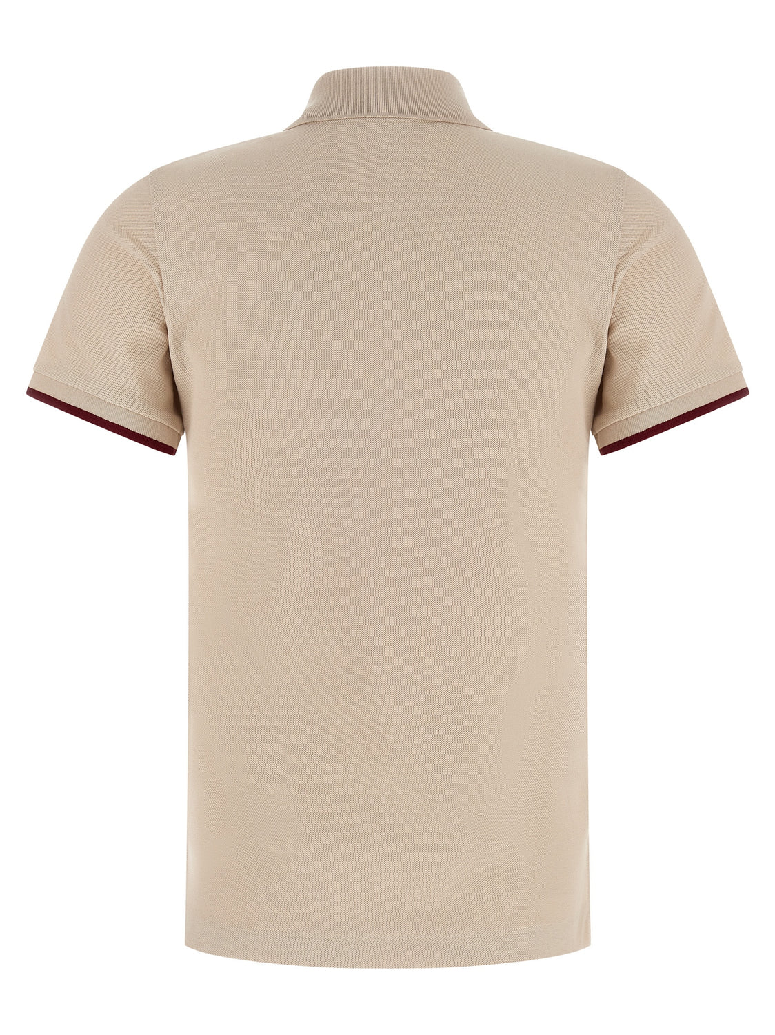 Beige Cotton Polo Shirt