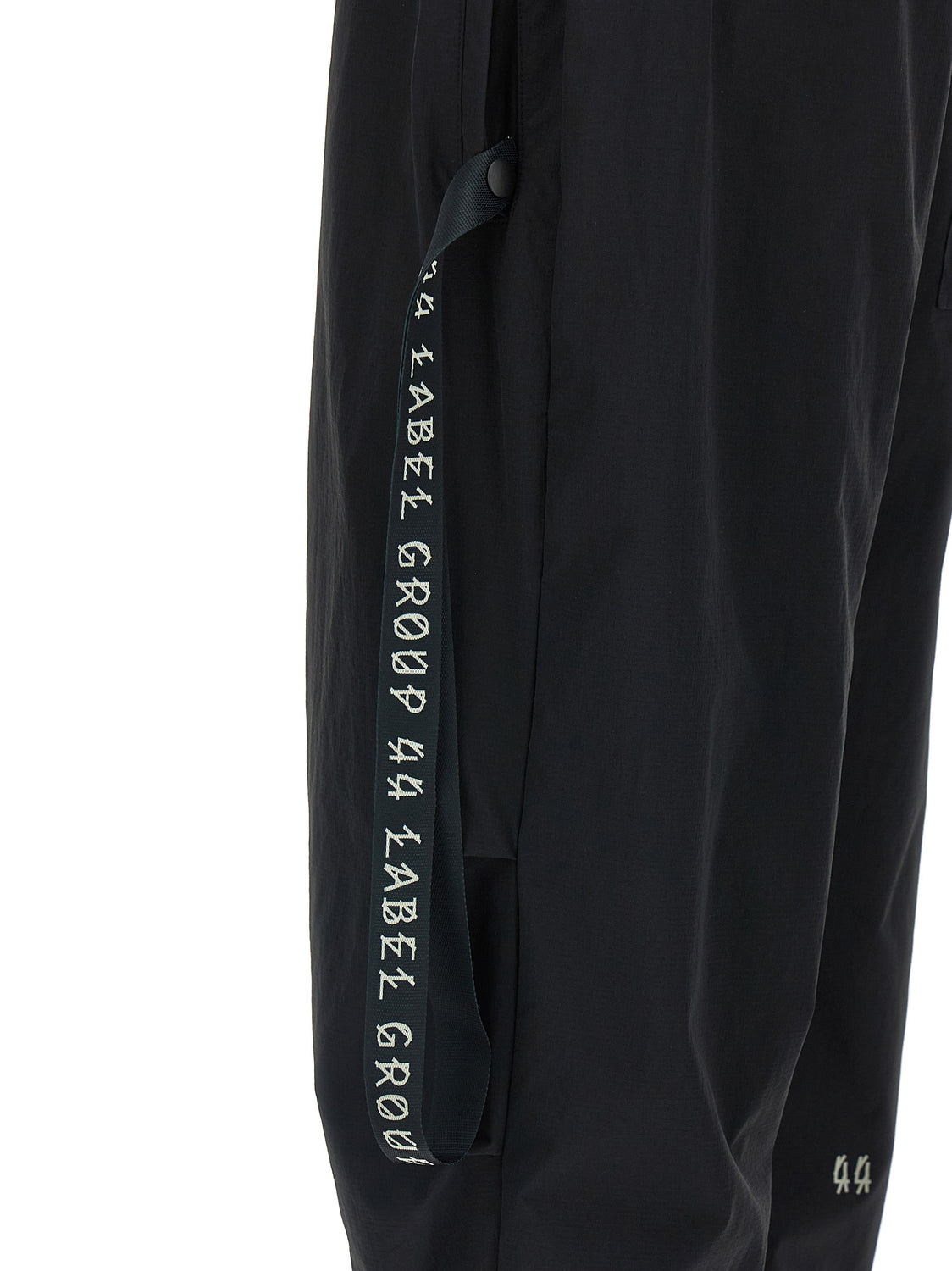 Black Polyamide Athletic Pants