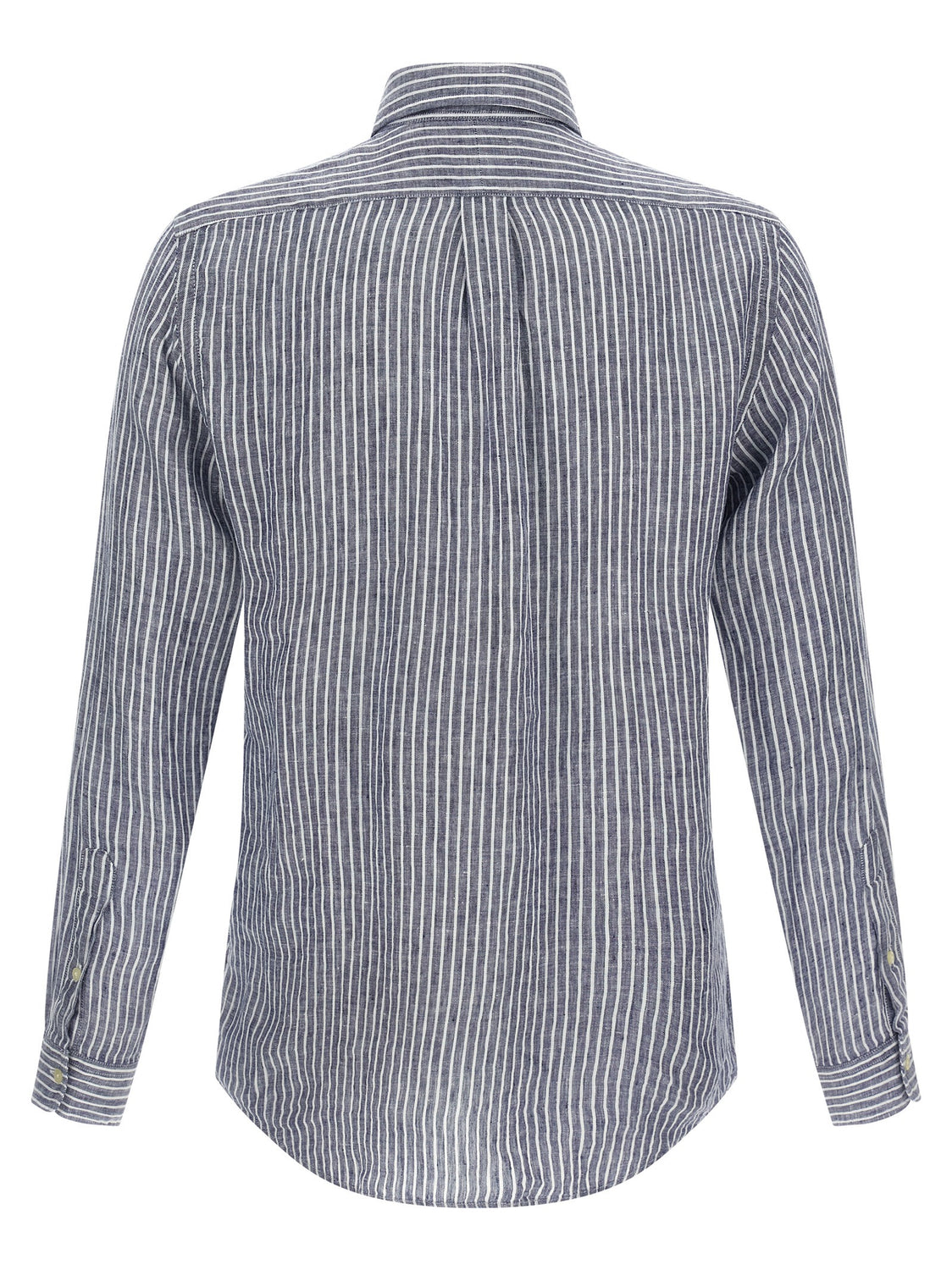 Blue Linen Blouse