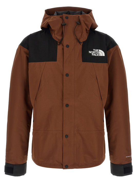 Brown Polyester Shell Jacket