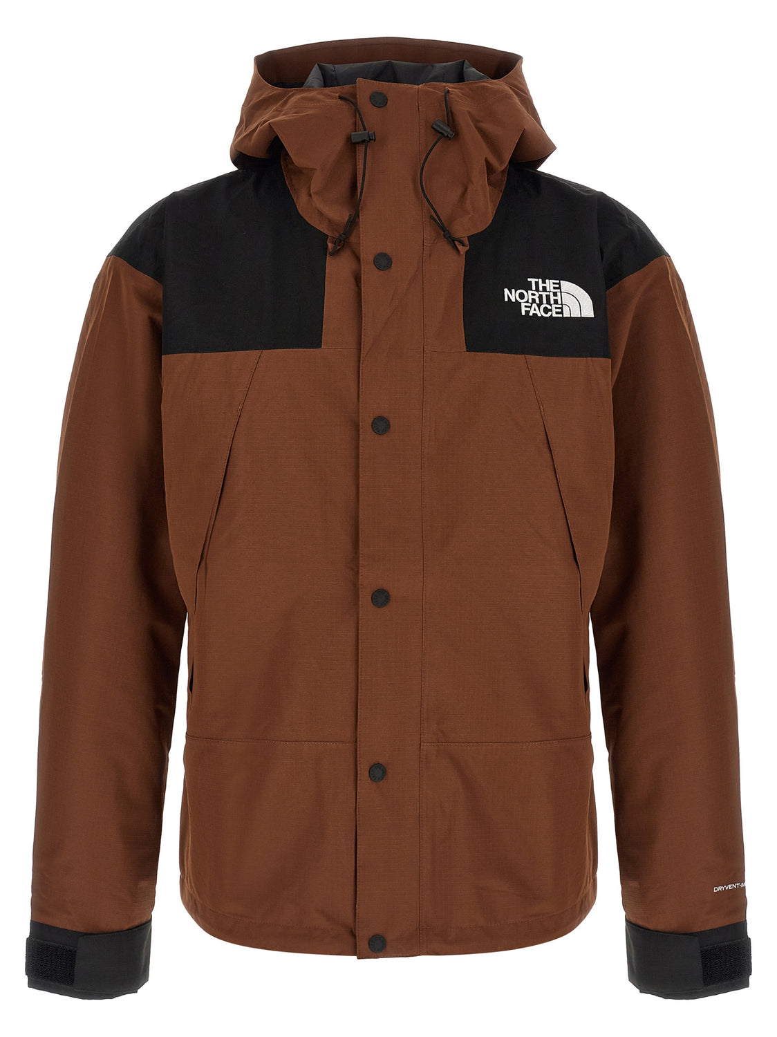 Brown Polyester Shell Jacket