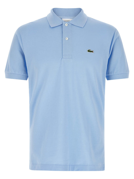 Blue Cotton Polo Shirt