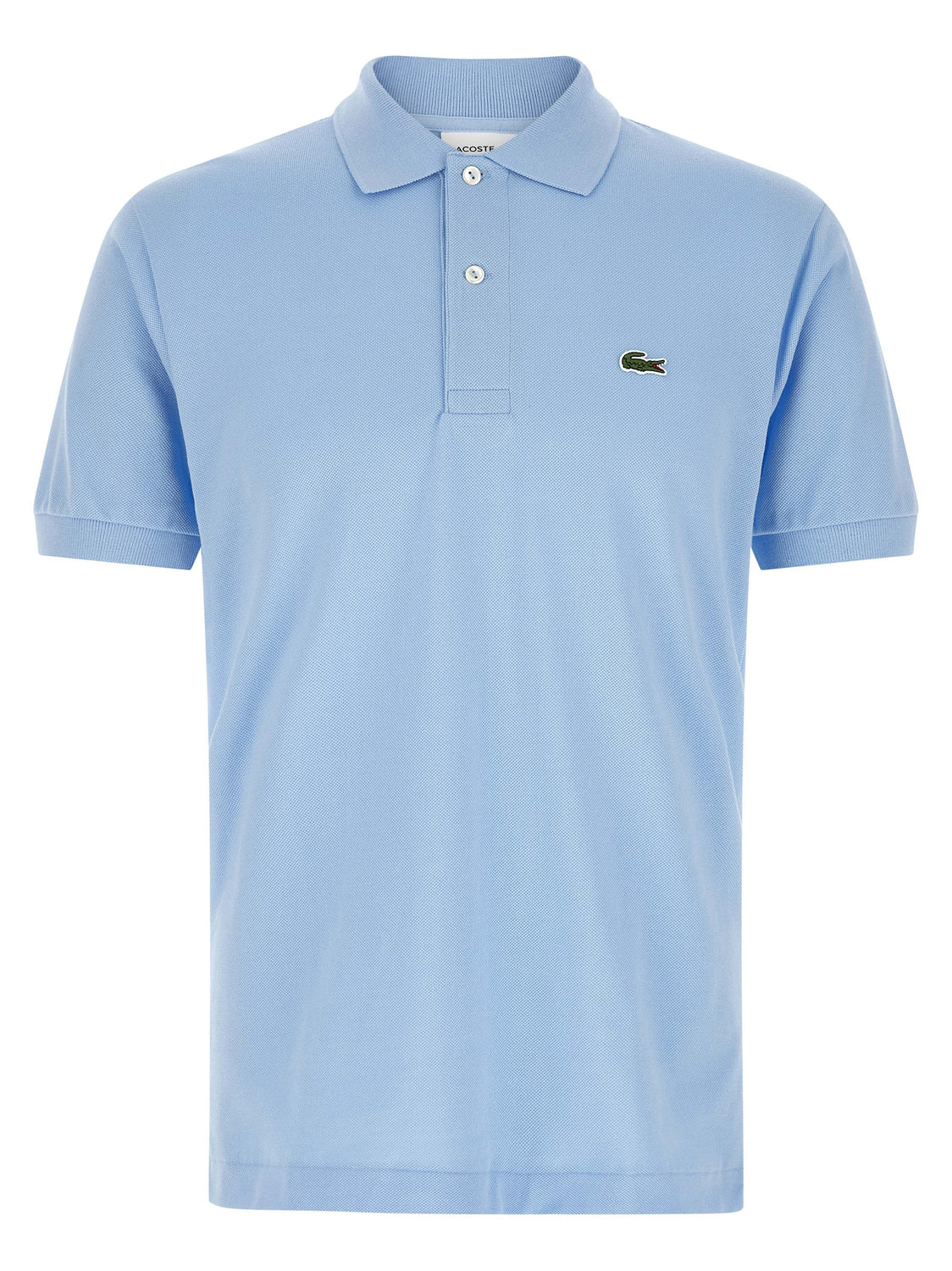 Blue Cotton Polo Shirt