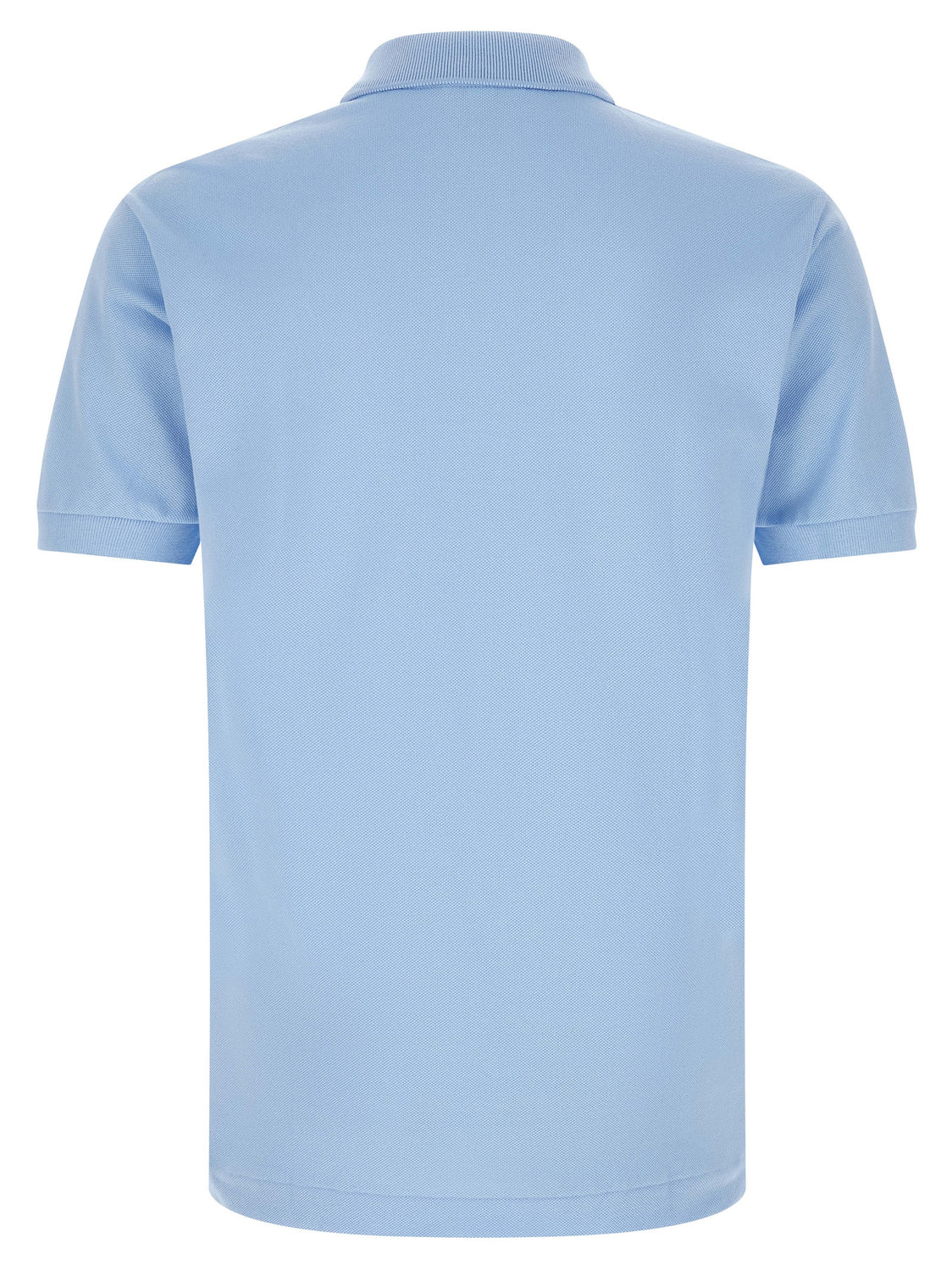 Blue Cotton Polo Shirt