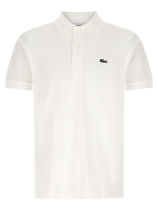 White Cotton Polo Shirt