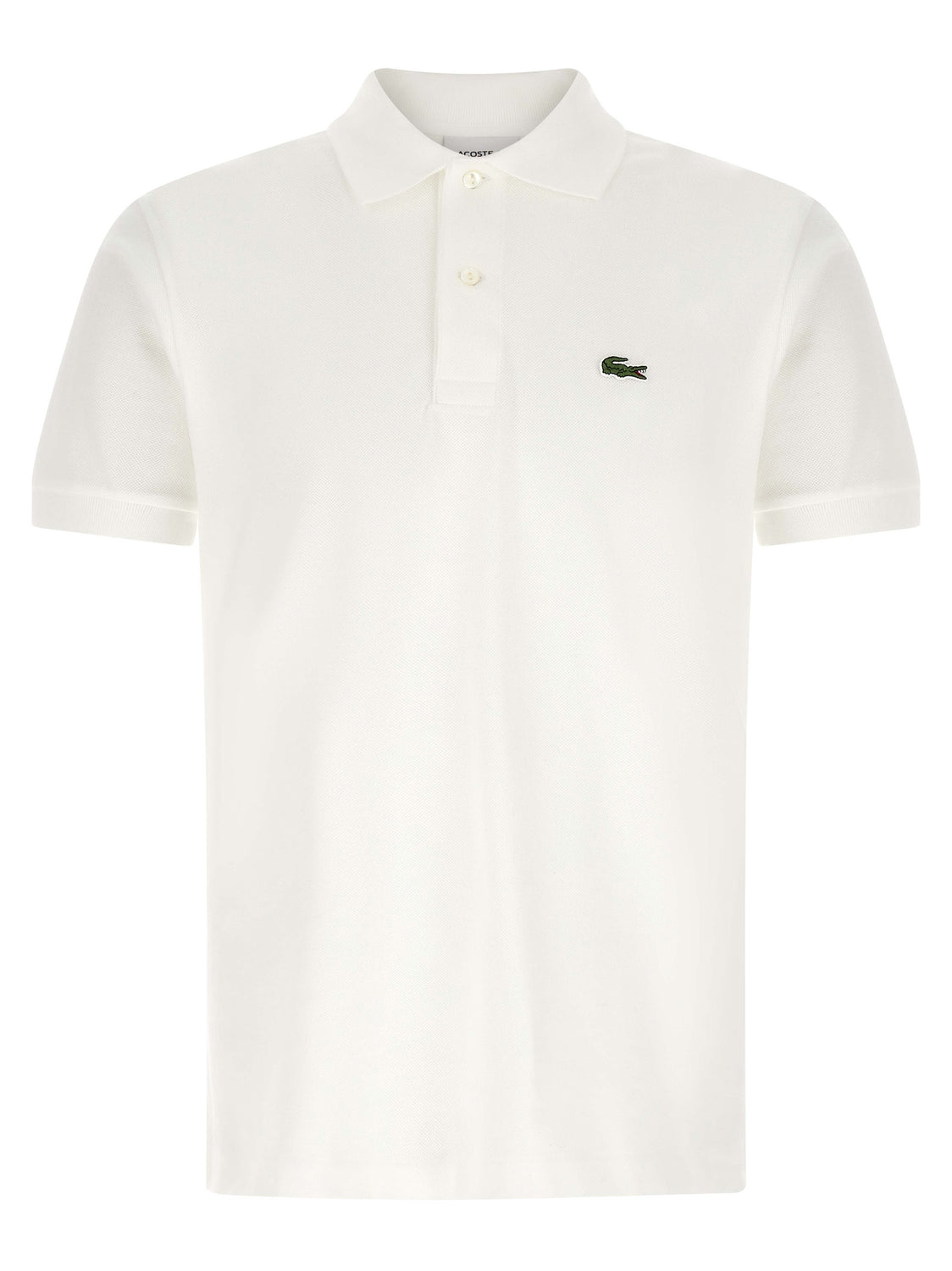 White Cotton Polo Shirt