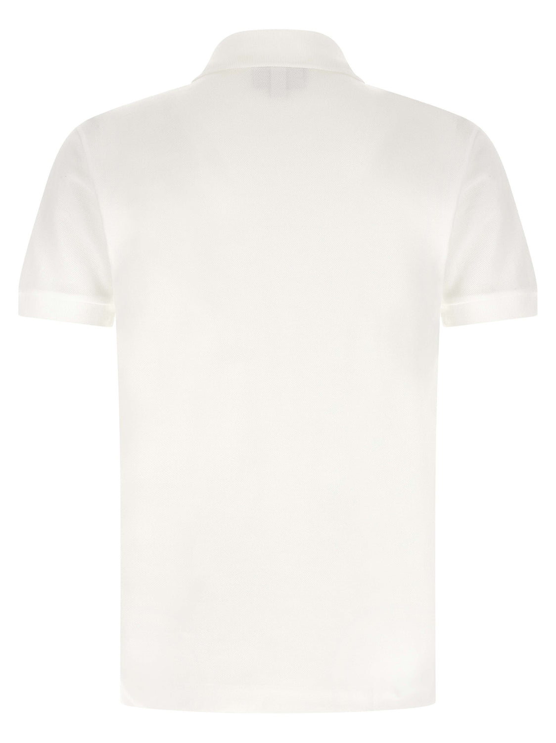 White Cotton Polo Shirt