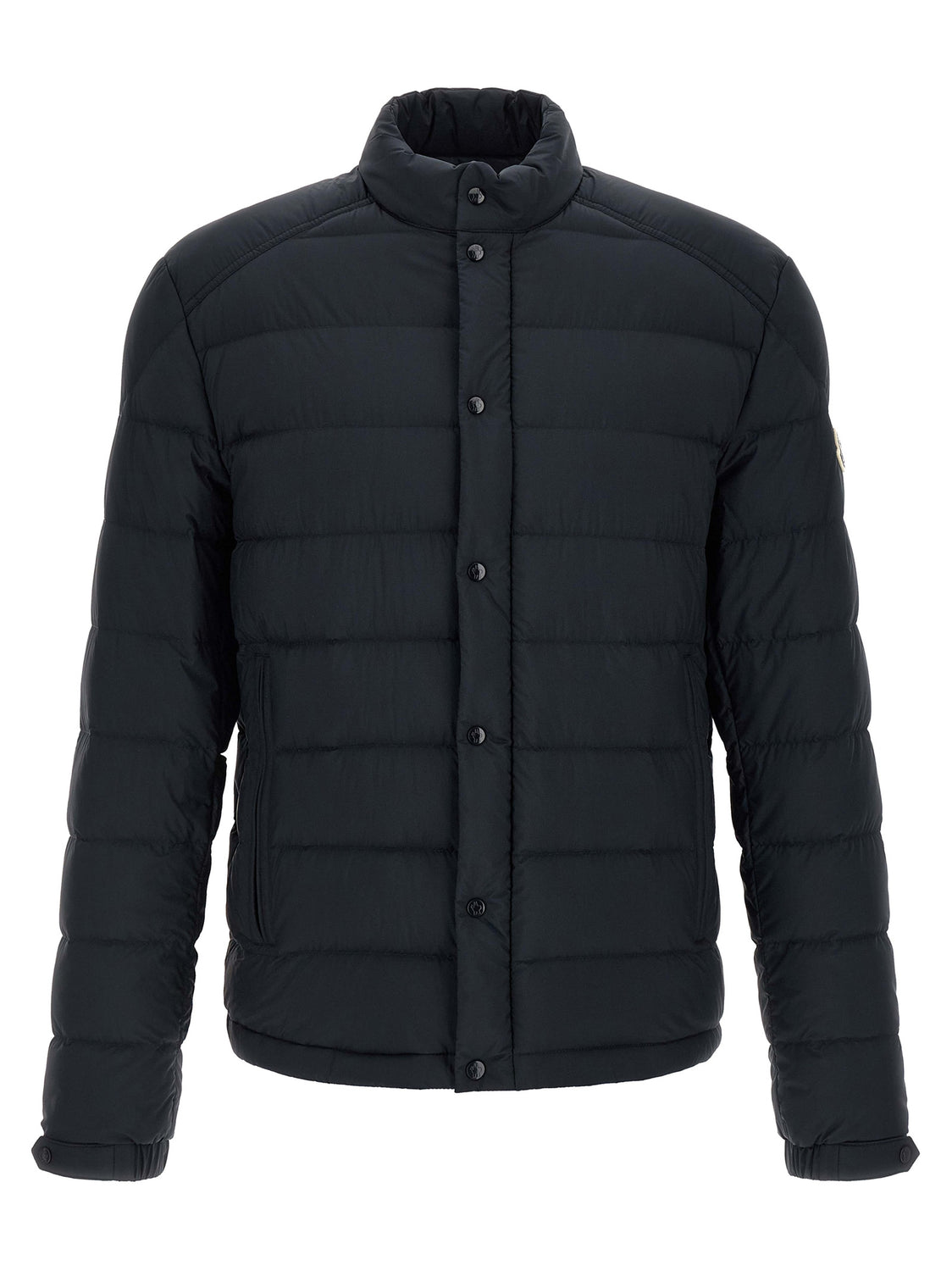Blue Polyamide Full-Length Jacket