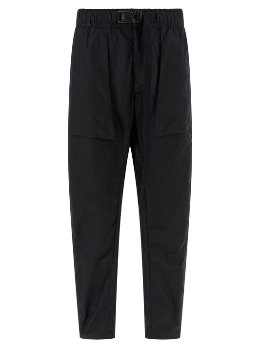 Black Cotton Athletic Pants
