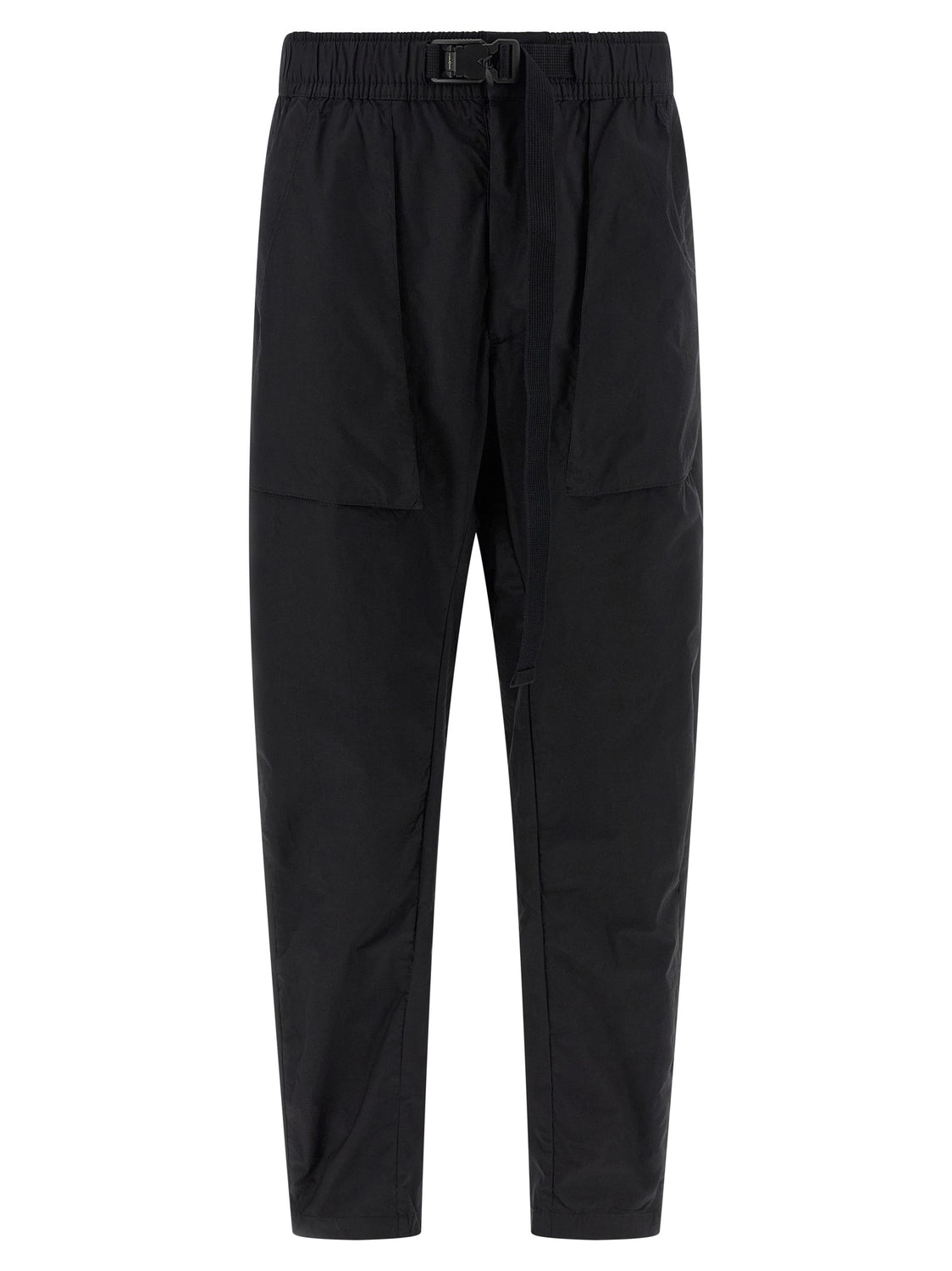 Black Cotton Athletic Pants