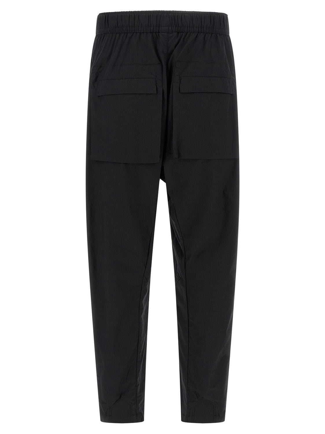 Black Cotton Athletic Pants