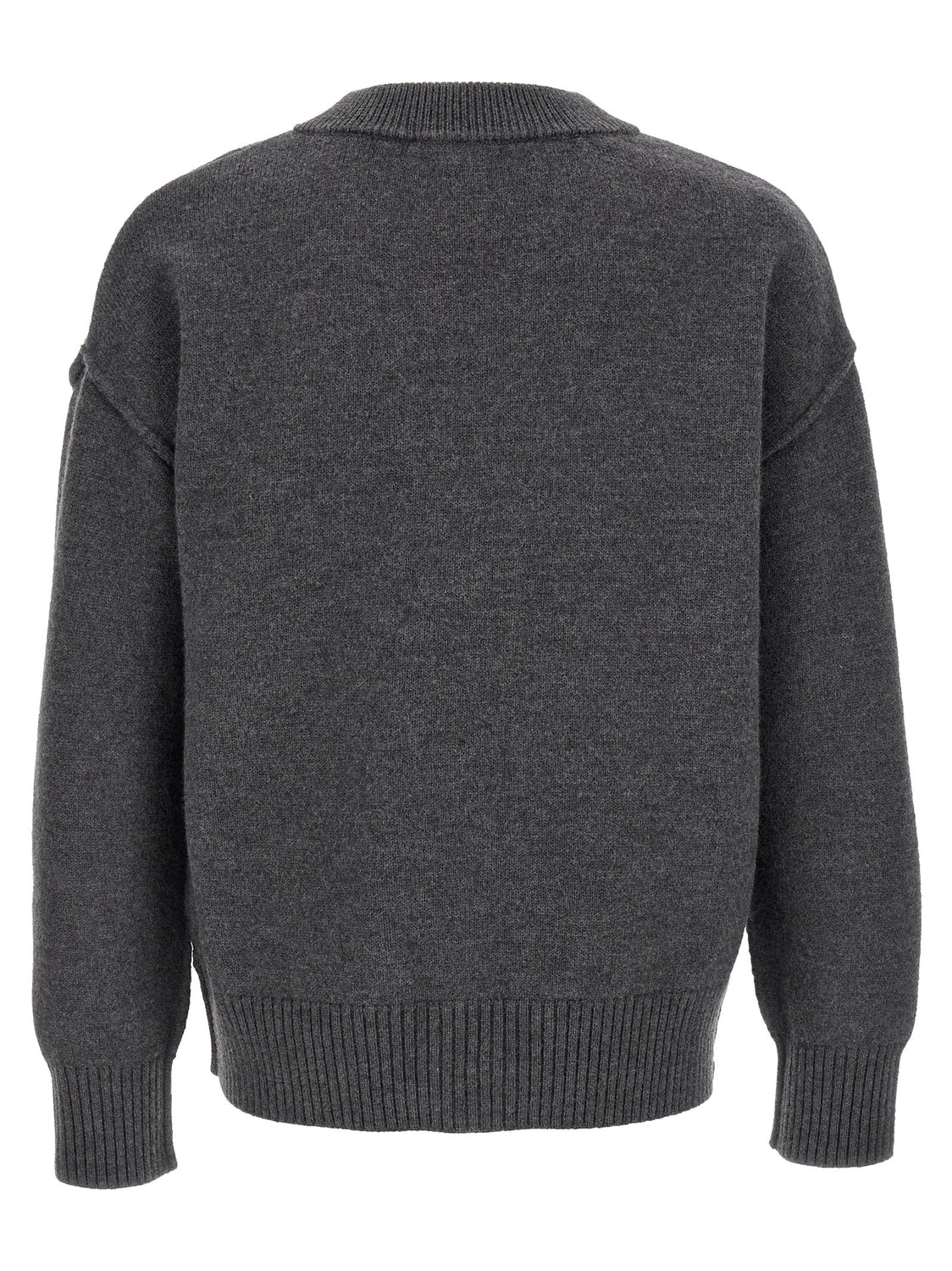 Gray Wool Cardigan