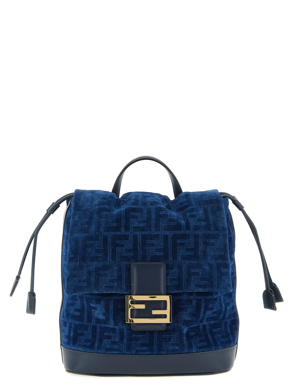 Blue Cotton Backpack