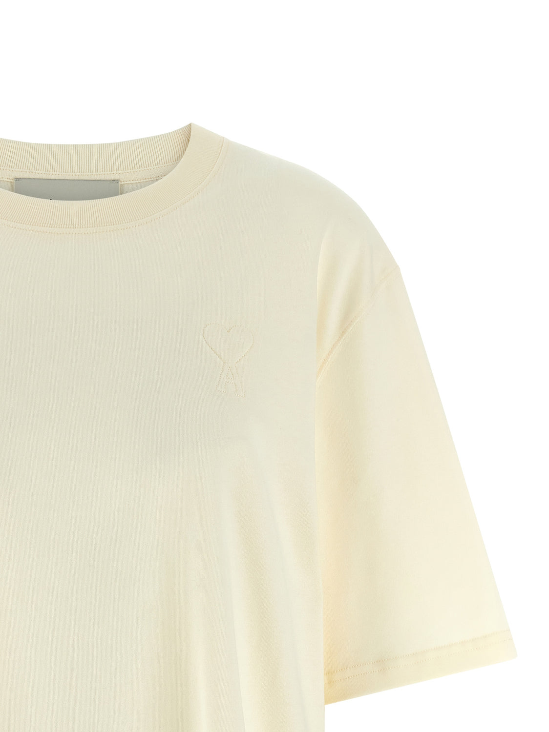 Beige Cotton T-Shirt