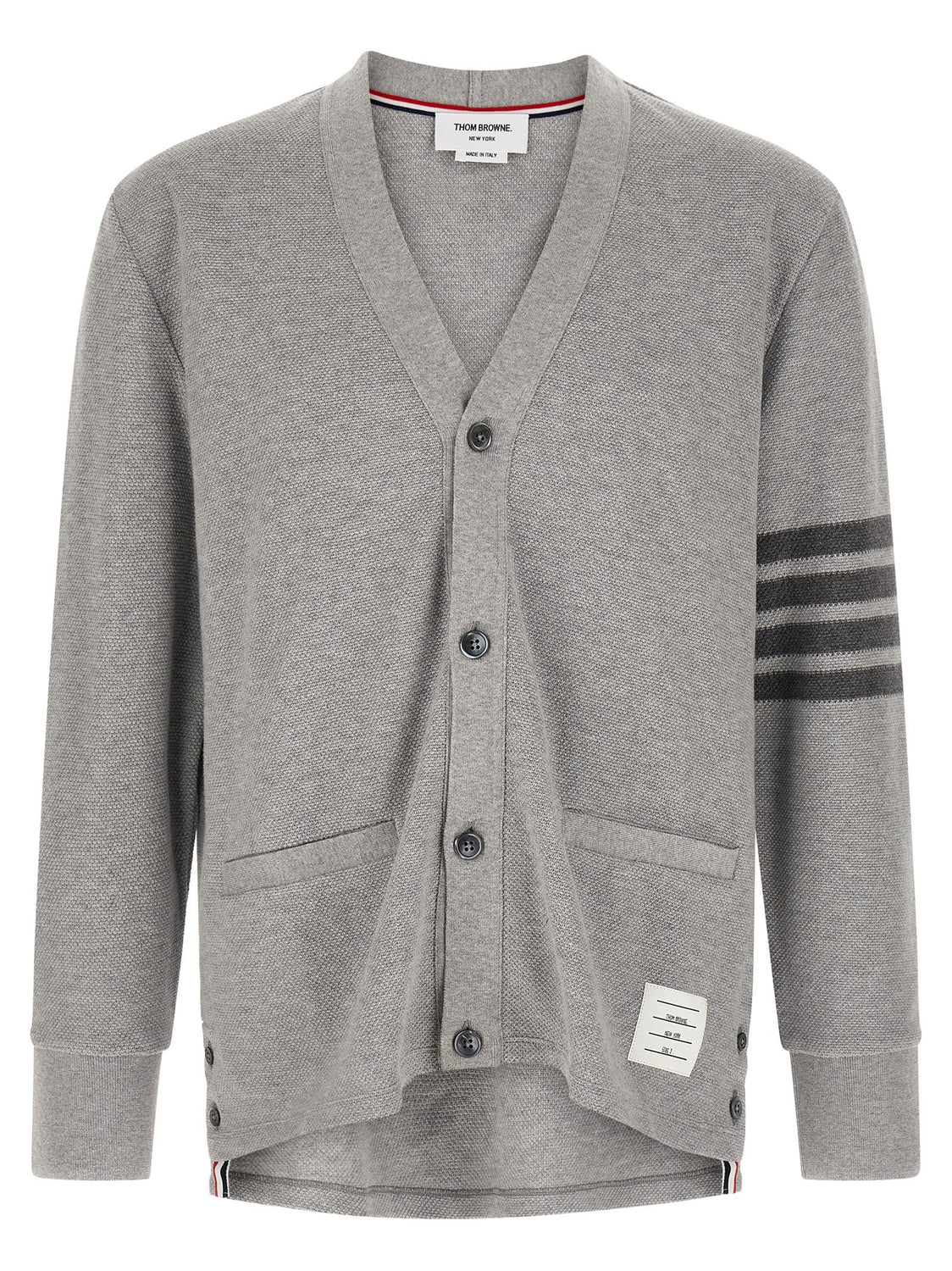 Gray Cotton Cardigan