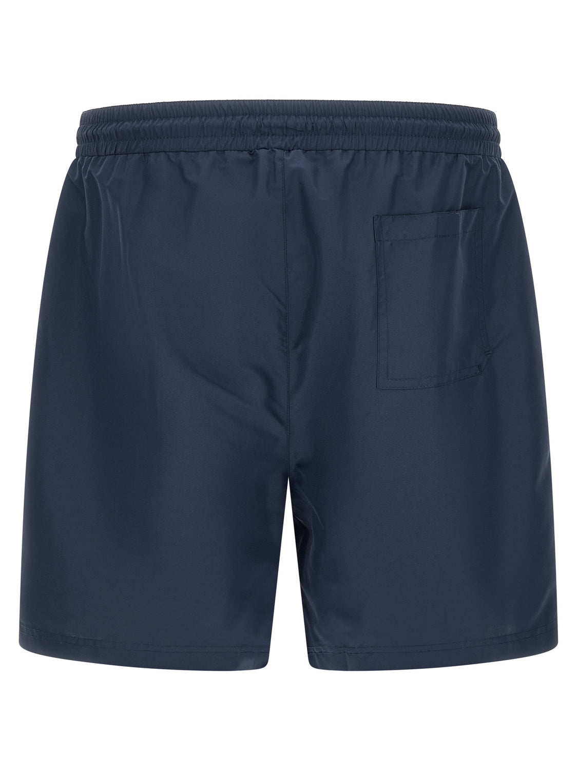 Blue Polyester Swim Shorts