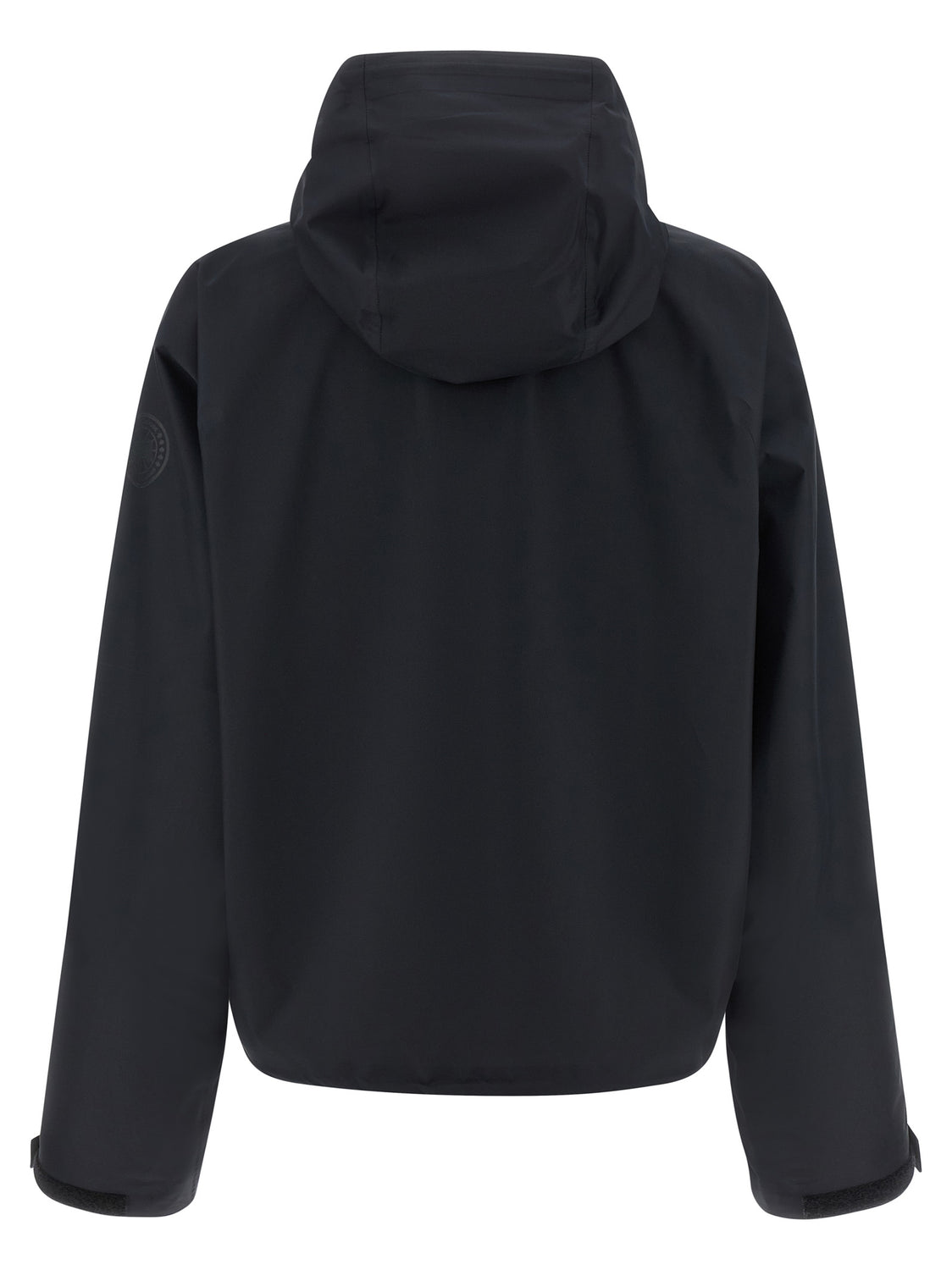 Black Polyester Shell Jacket