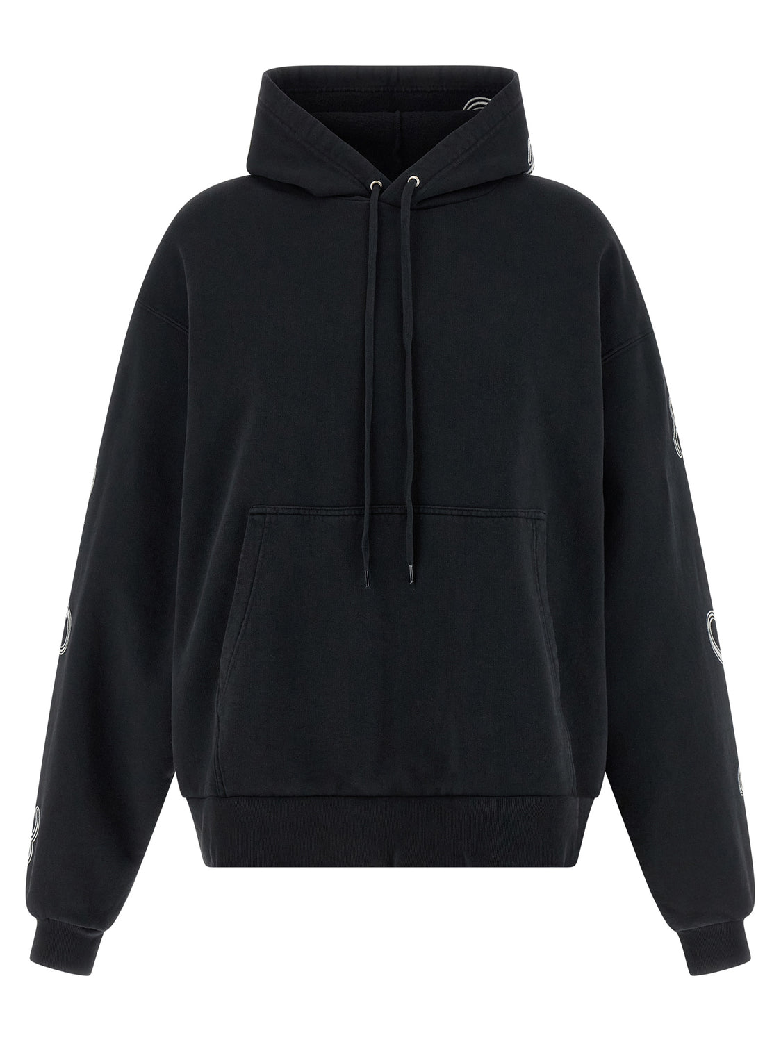Black Cotton Hoodie