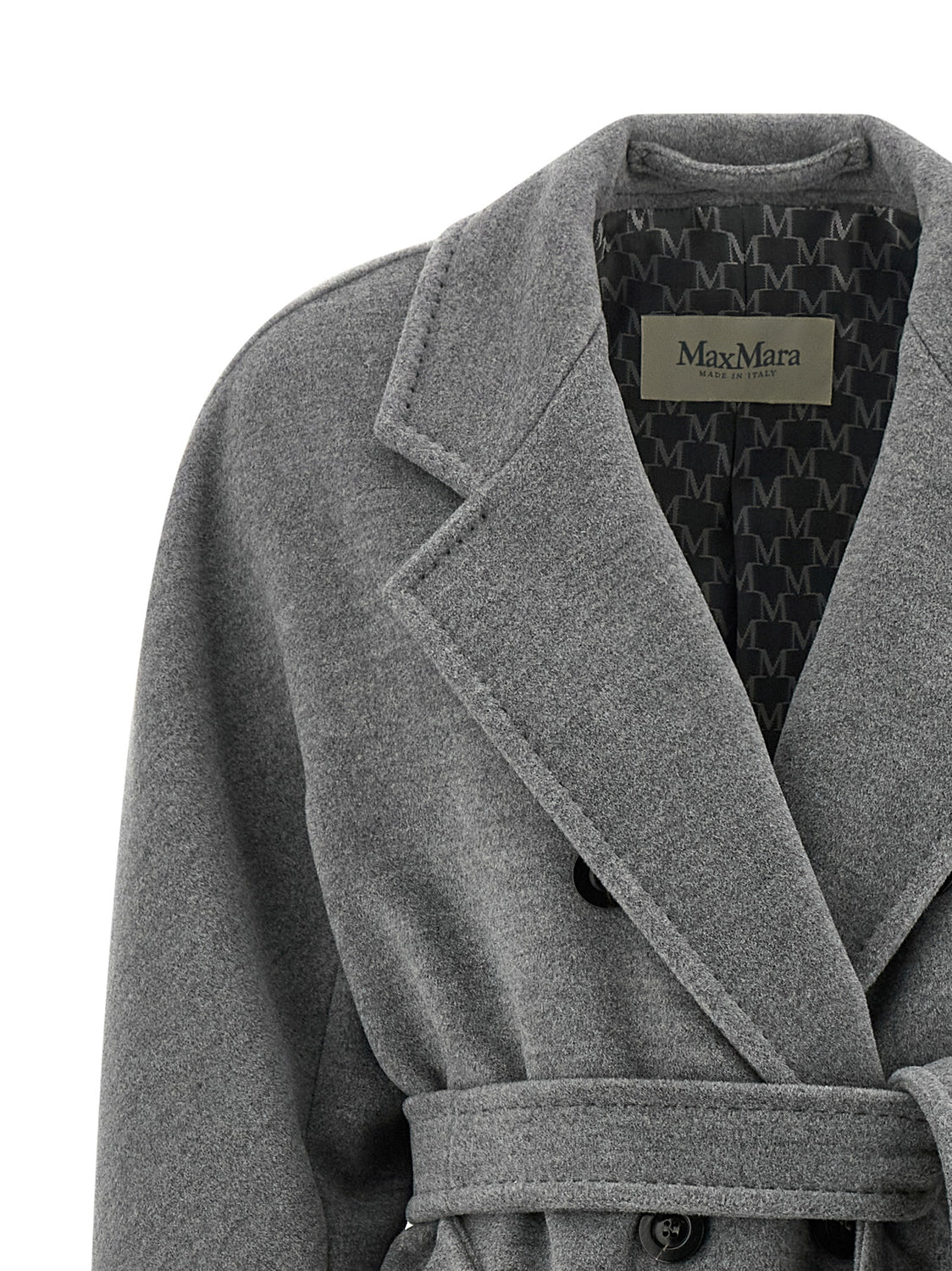 Gray Virgin Wool Coat