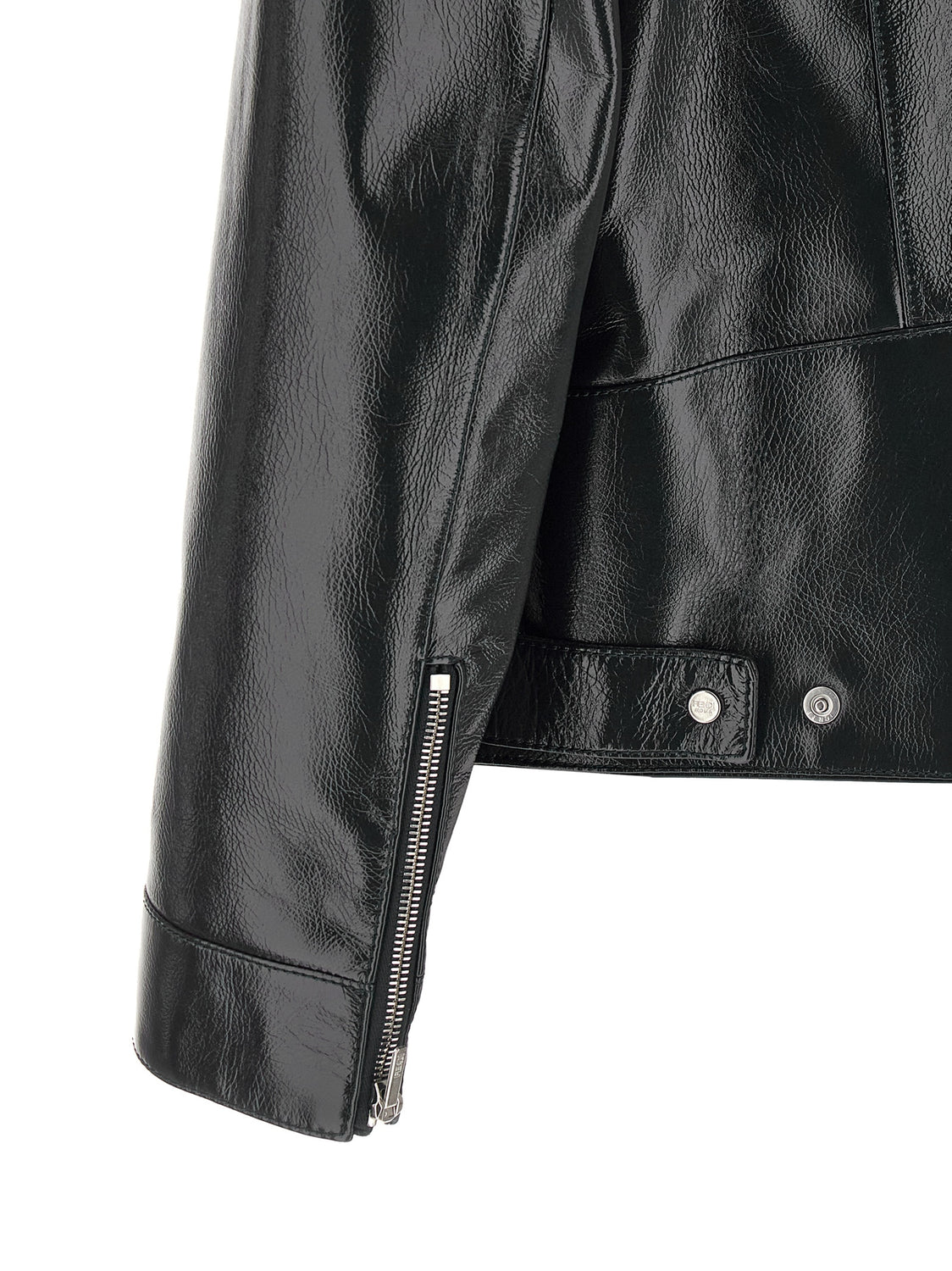 Blue Lamb Leather Leather Jacket