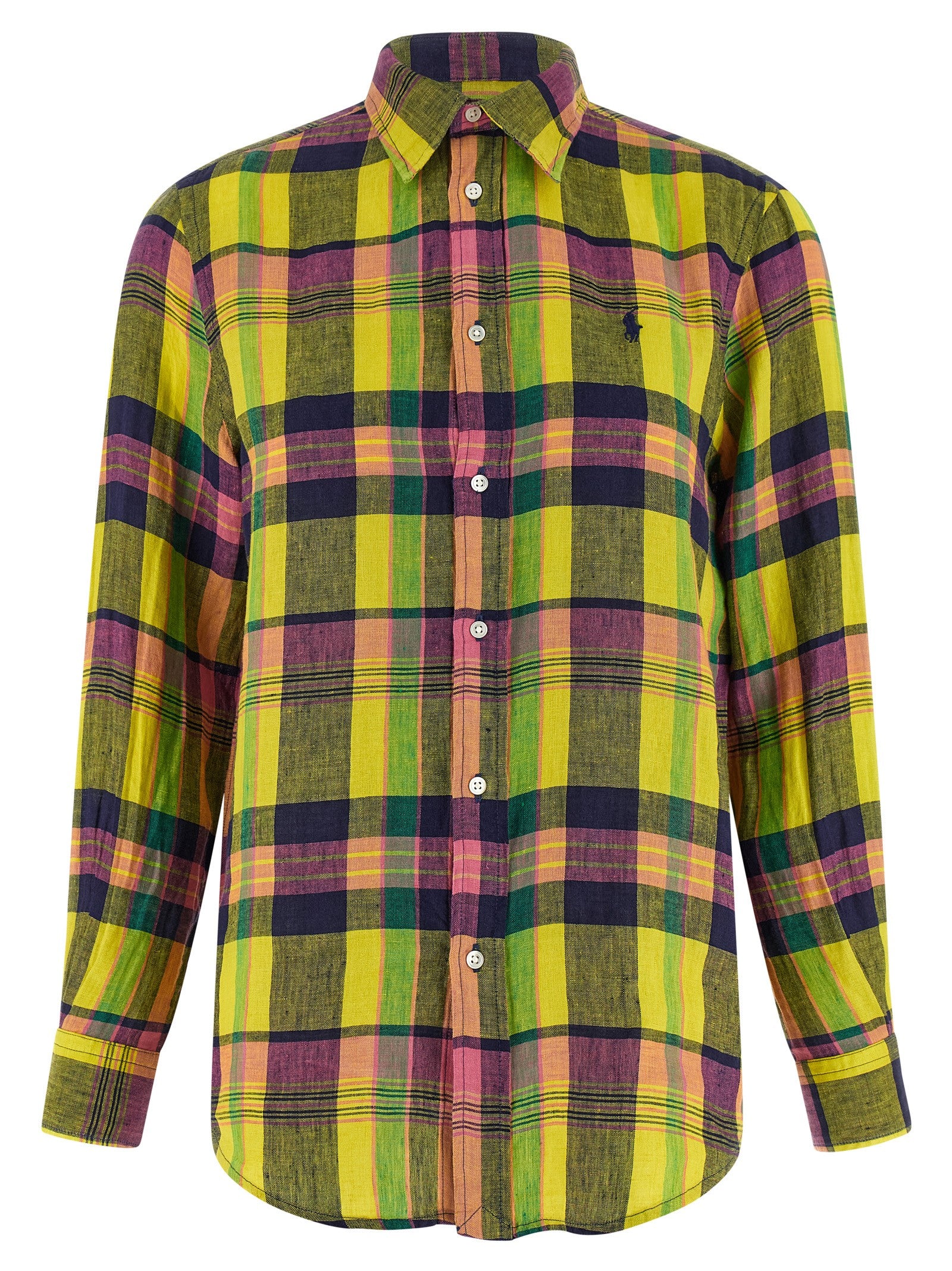 Multicolor Linen Blouse