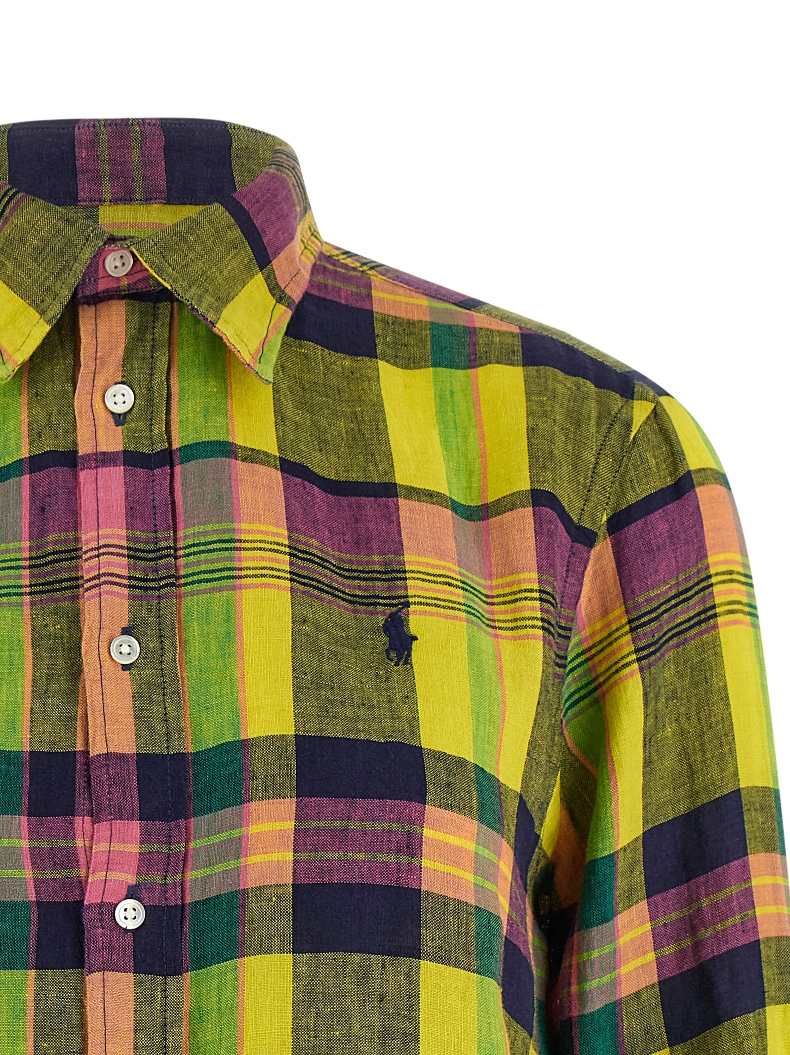 Multicolor Linen Blouse