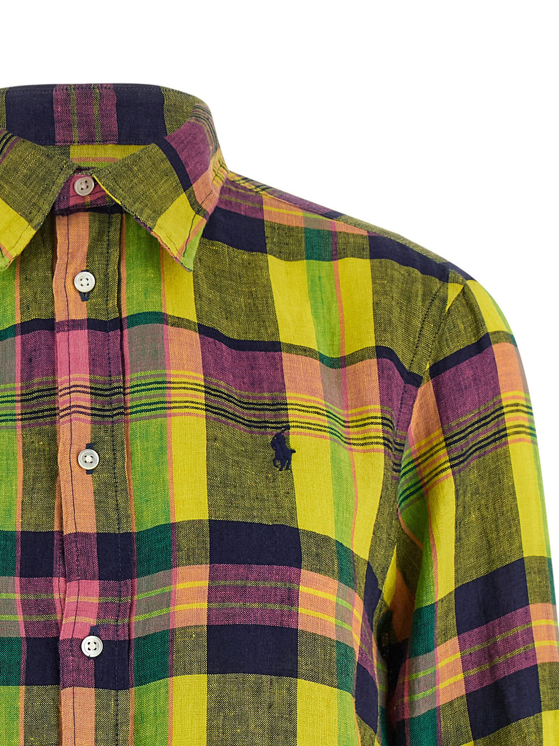 Multicolor Linen Blouse