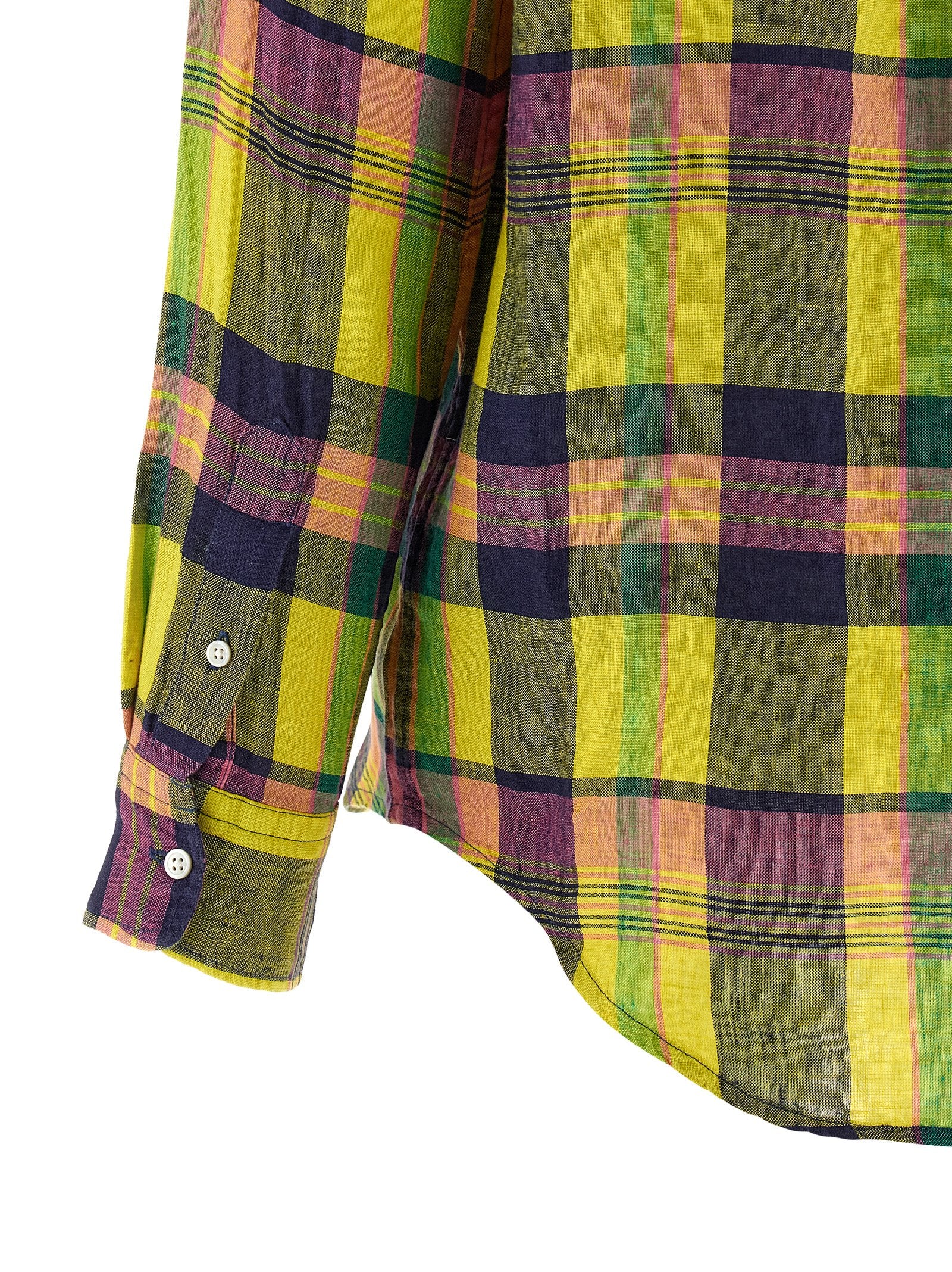 Multicolor Linen Blouse