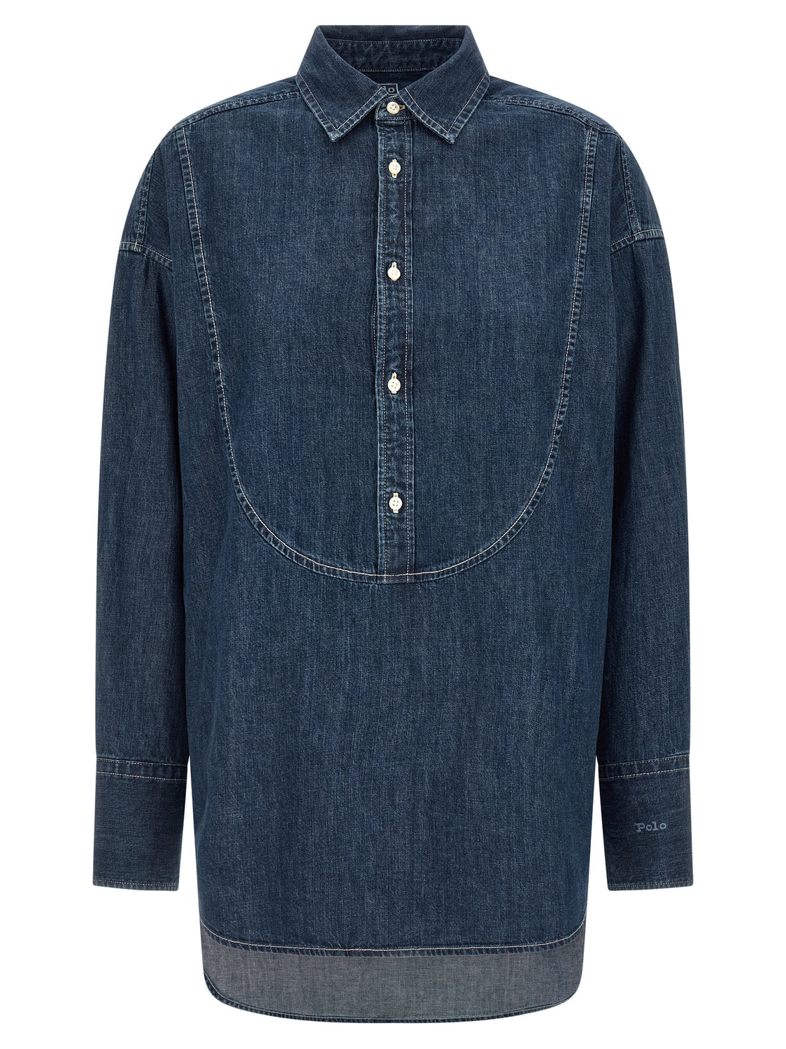 Blue Cotton Blouse