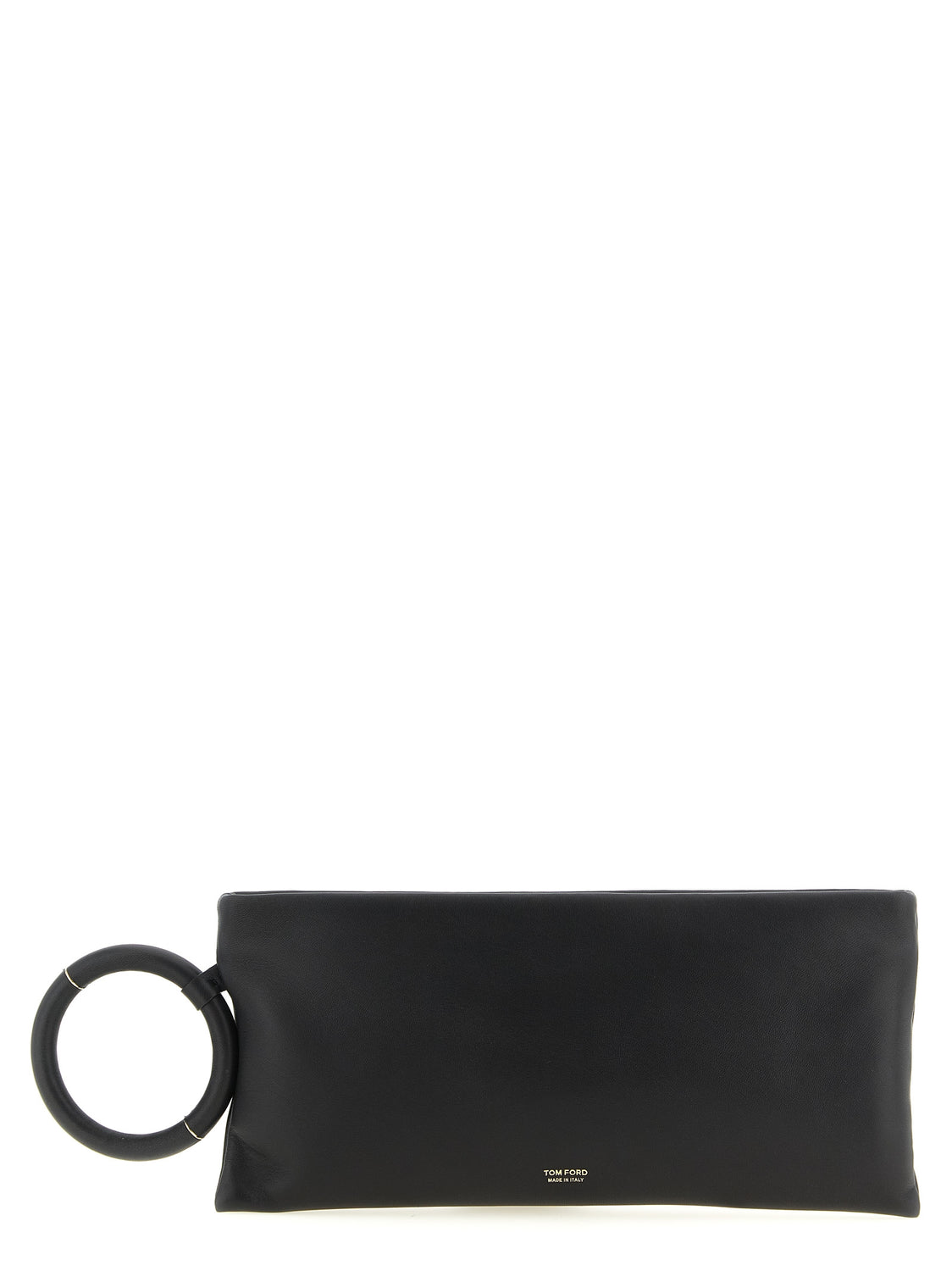 Black Lambskin Clutch Bag
