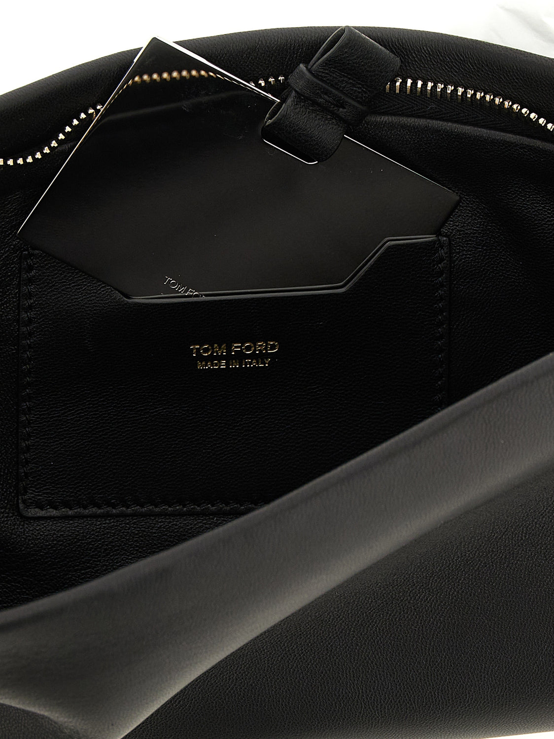 Black Lambskin Clutch Bag