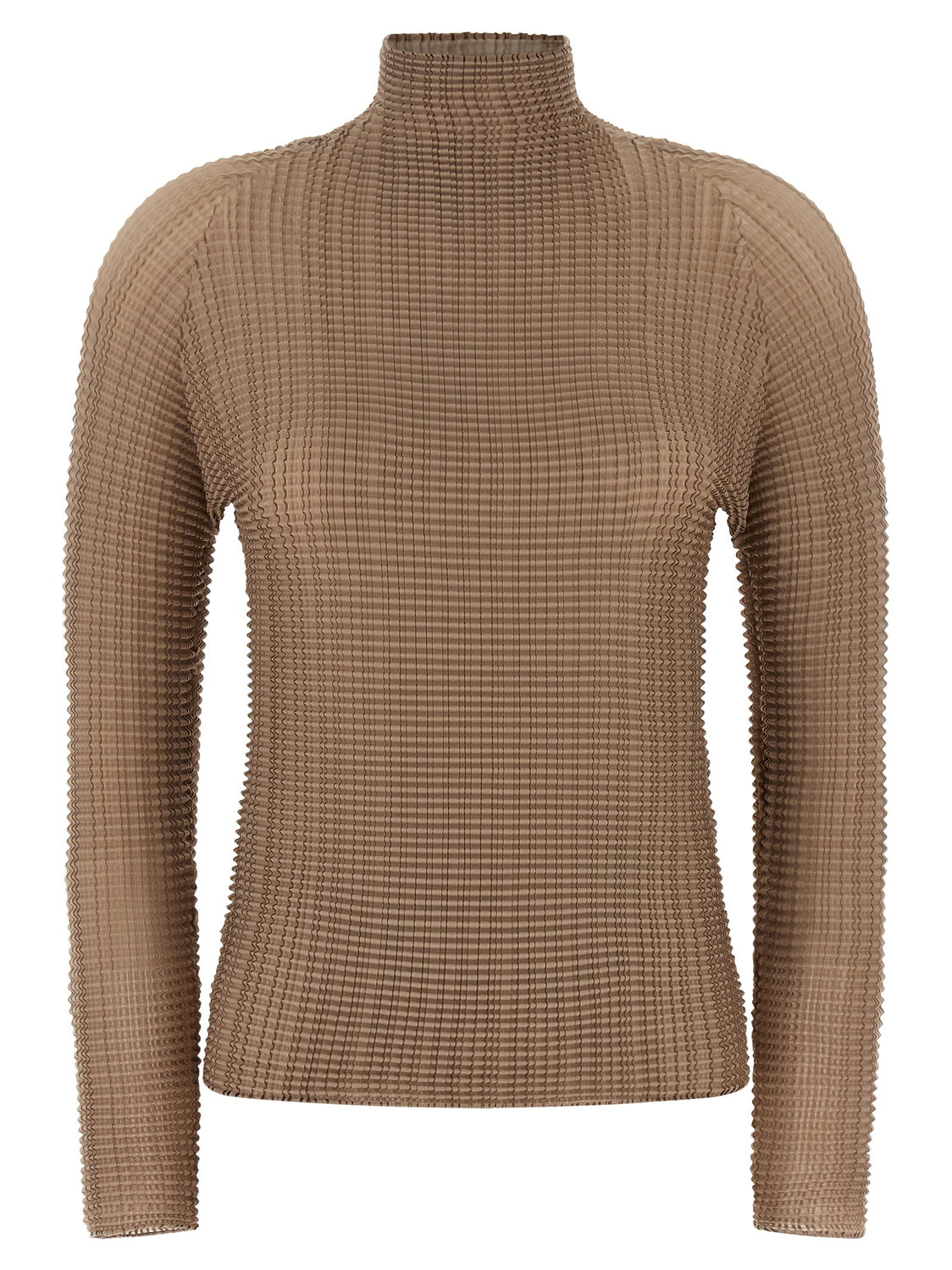 Beige Polyester Blouse