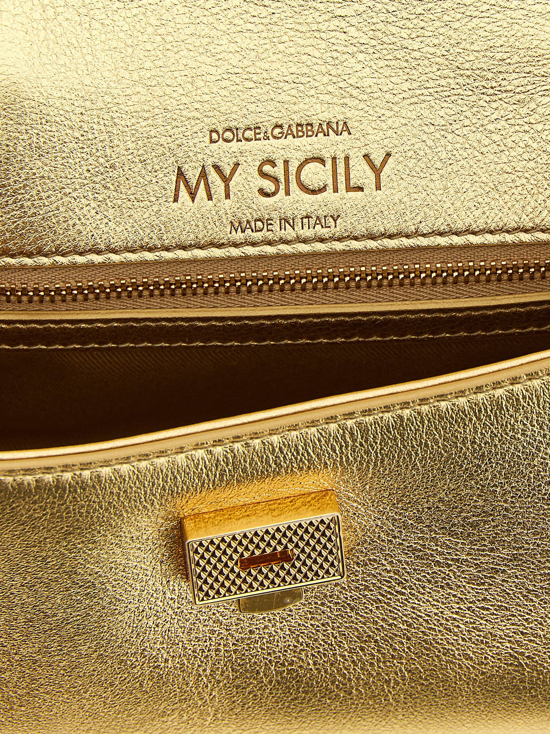 Gold Calfskin Handbag