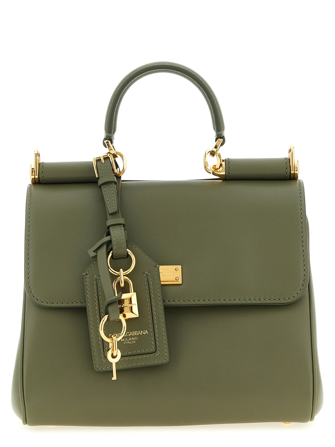 Bicolor Calfskin Handbag