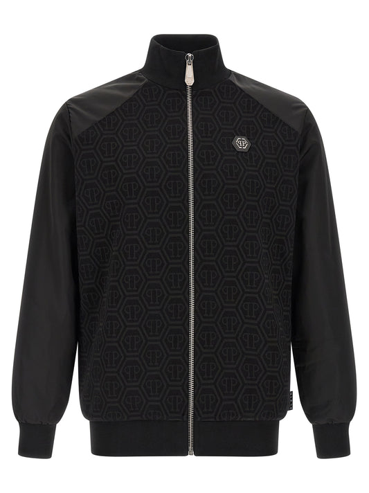 Black Cotton Sweatshirt