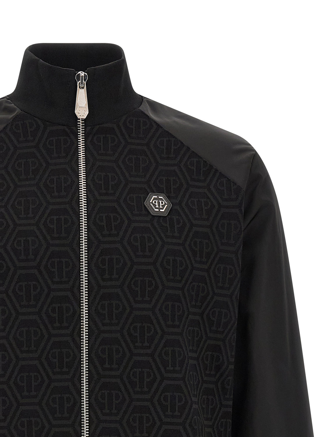 Black Cotton Sweatshirt