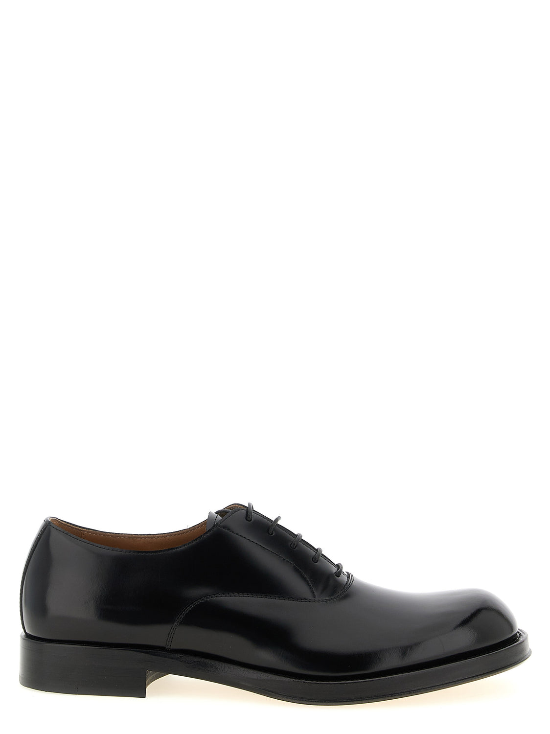 Black Calfskin Oxfords And Derbies
