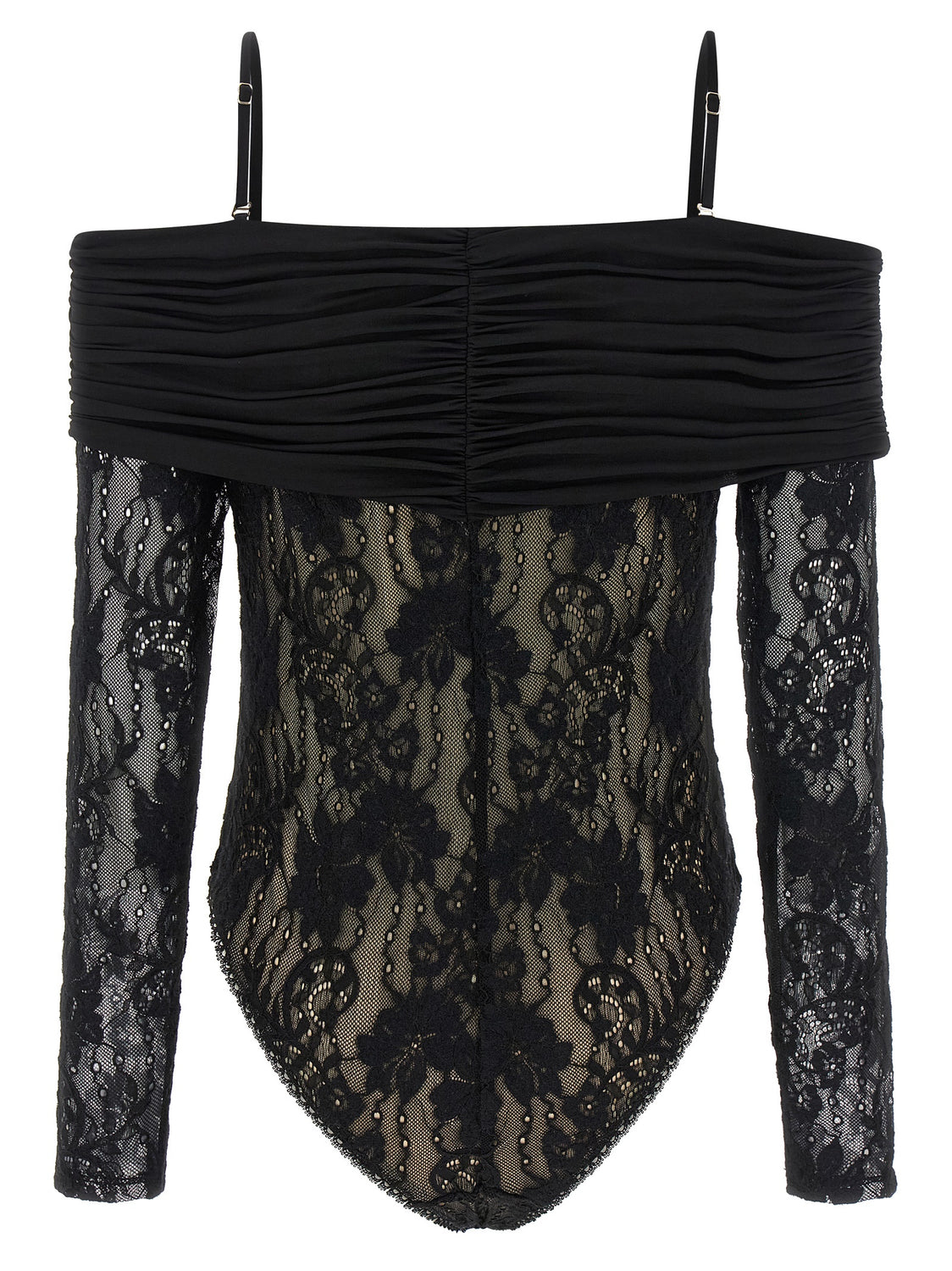 Black Polyamide Bodysuit