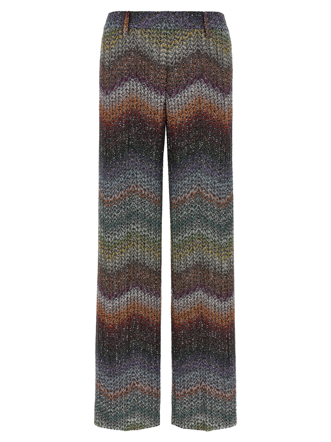 Multicolor Viscose Casual Pants