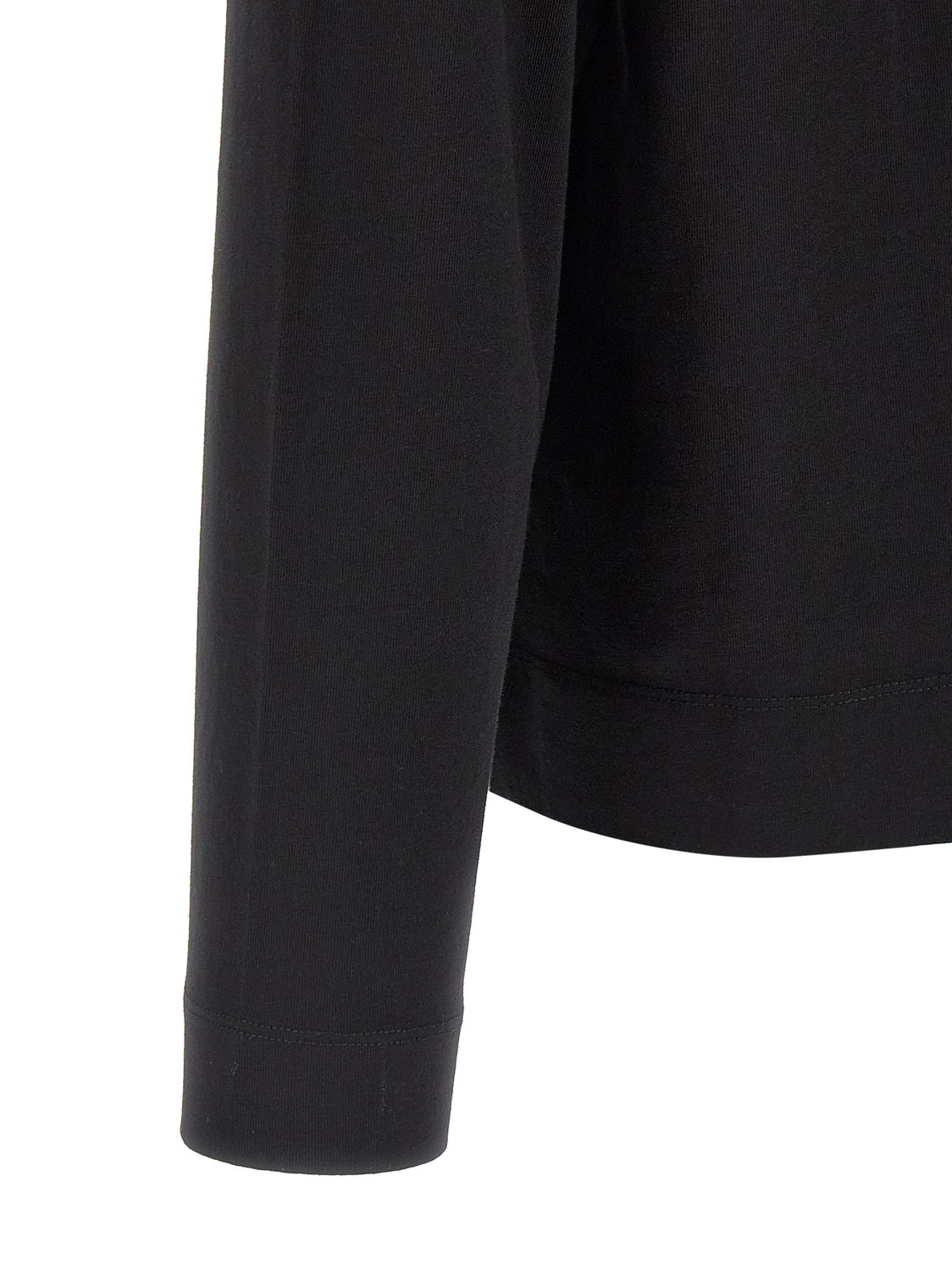 Black Cotton T-Shirt
