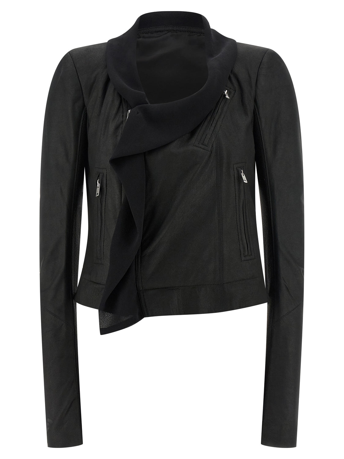 Black Lamb Leather Leather Jacket
