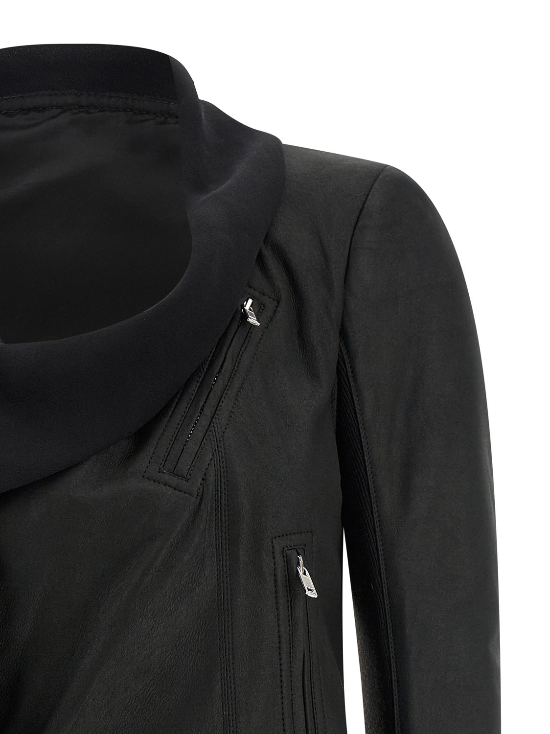 Black Lamb Leather Leather Jacket
