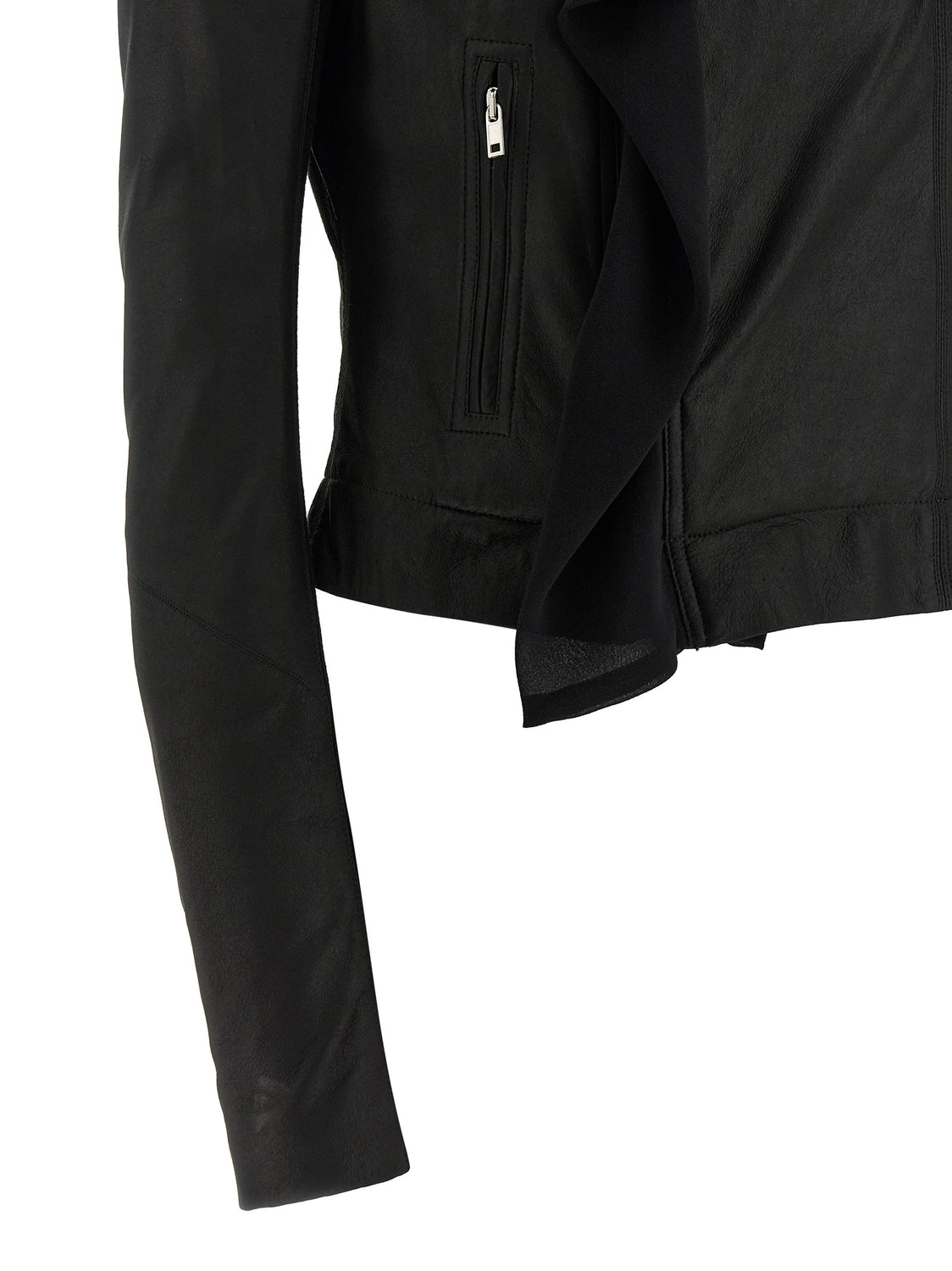 Black Lamb Leather Leather Jacket