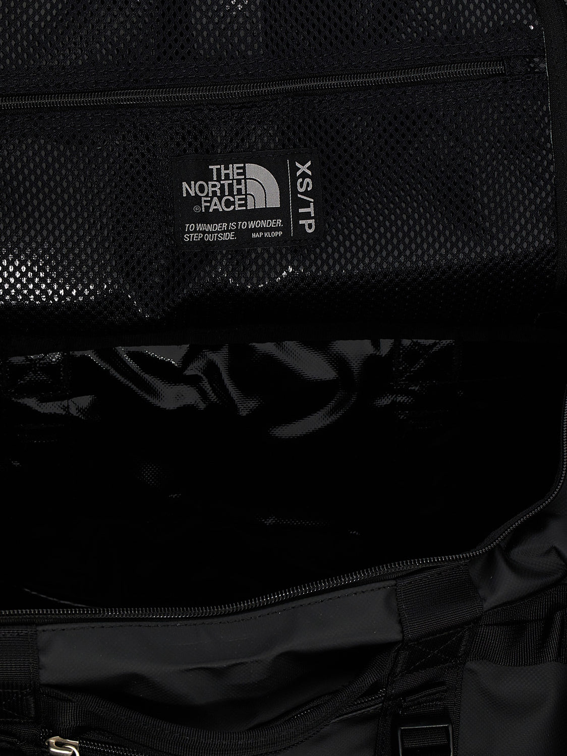 Black Recycled Polyester Backpack