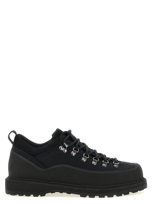 Black Polyamide Ankle Boots