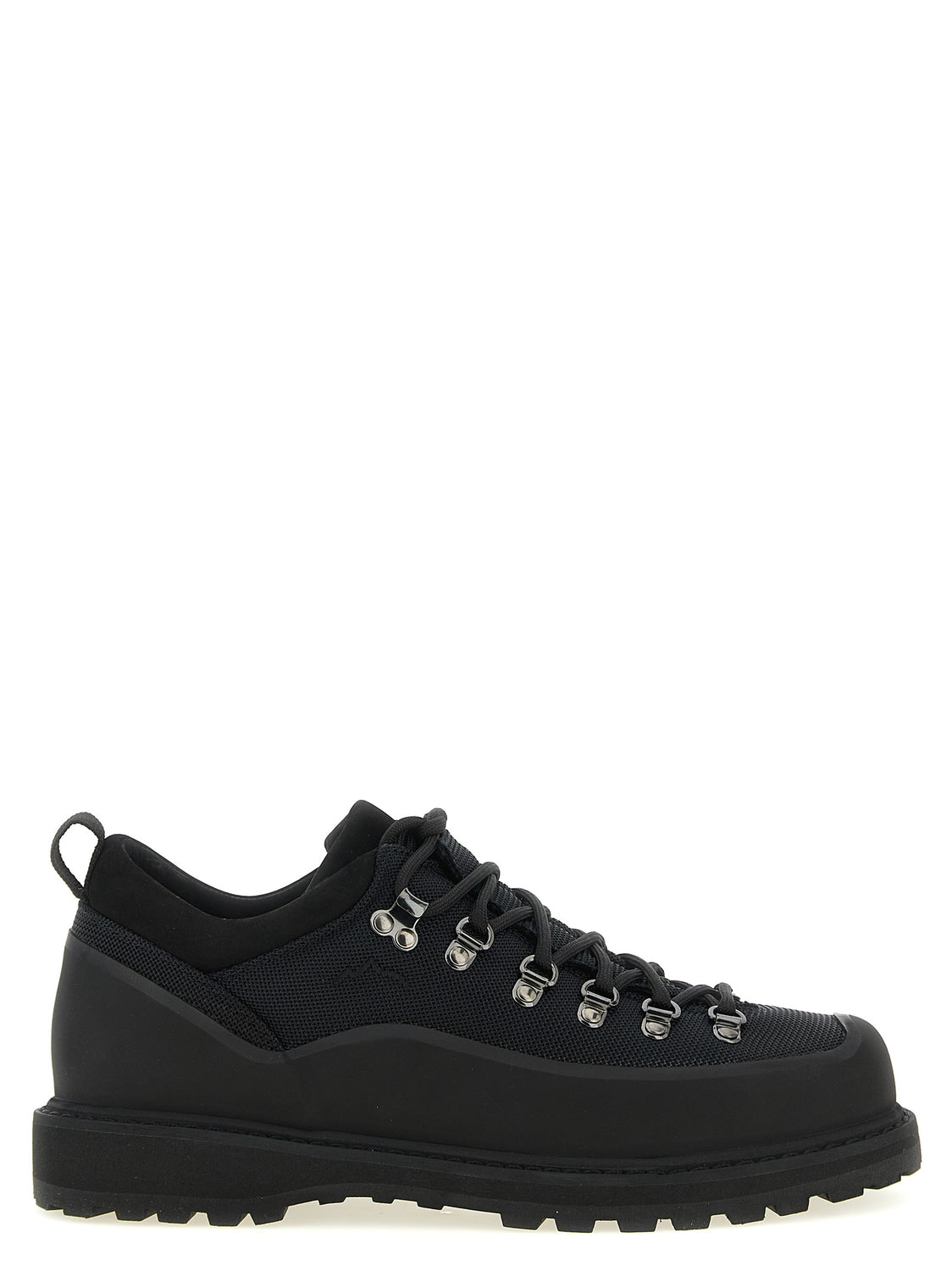 Black Polyamide Ankle Boots