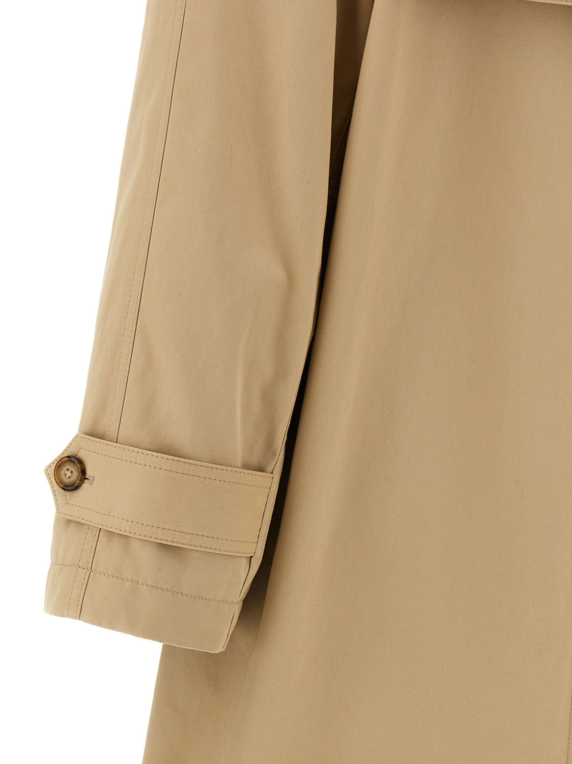 Beige Cotton Coat
