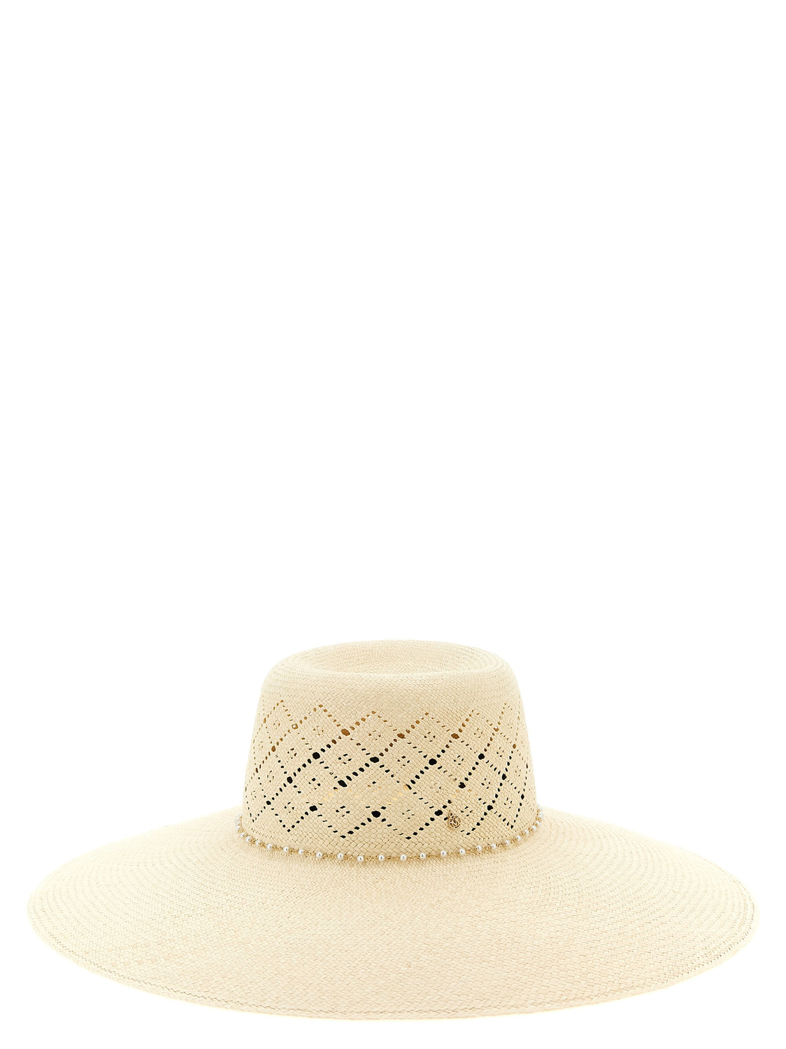 Beige Fabric Sunhat