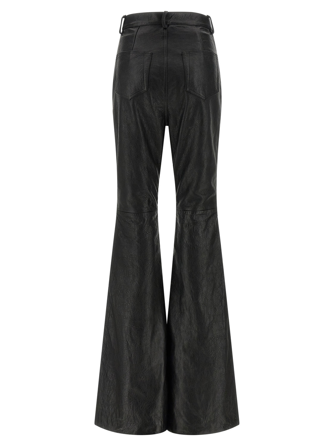 Black Lamb Leather Pants