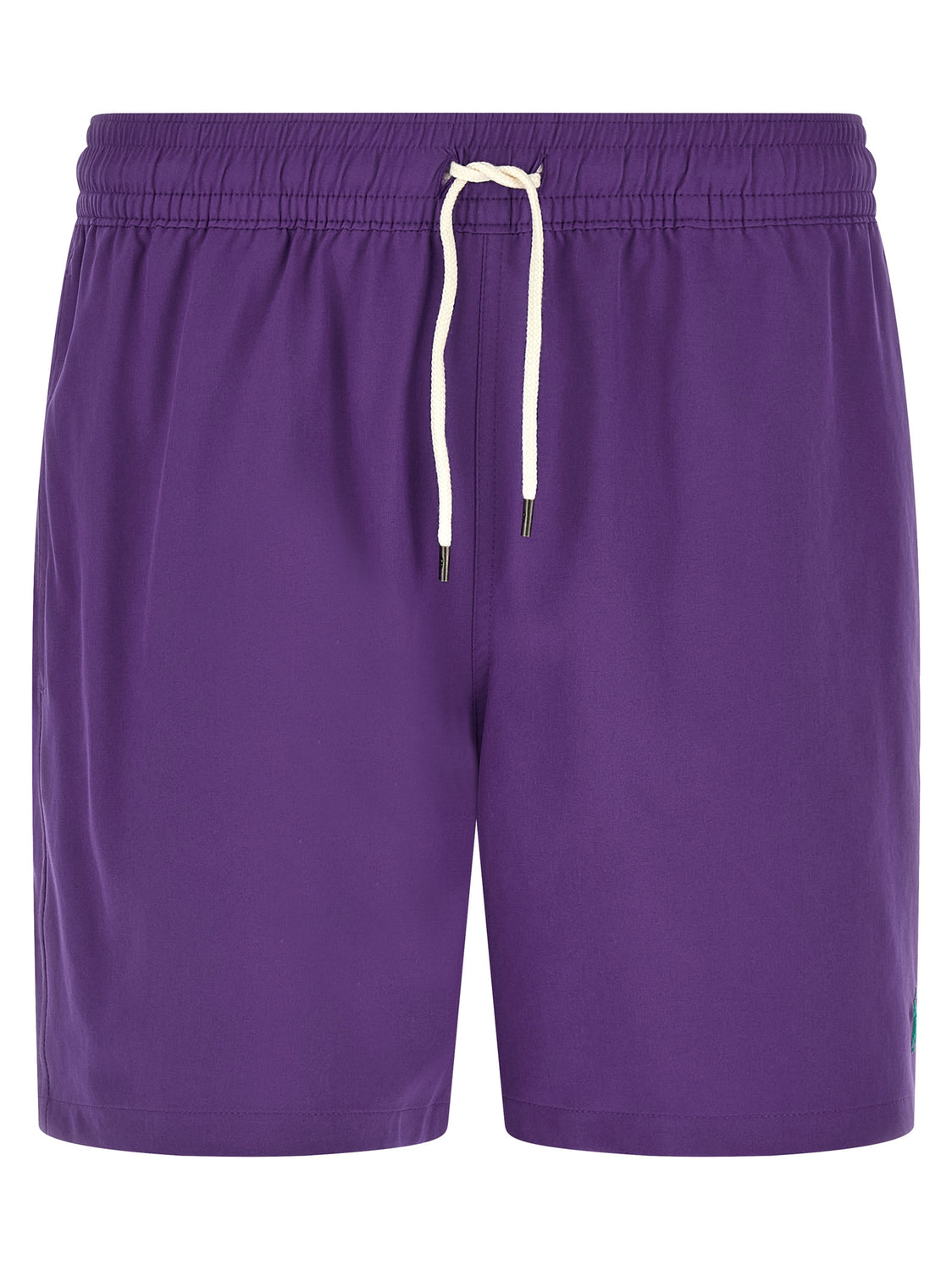 Purple Polyester Shorts